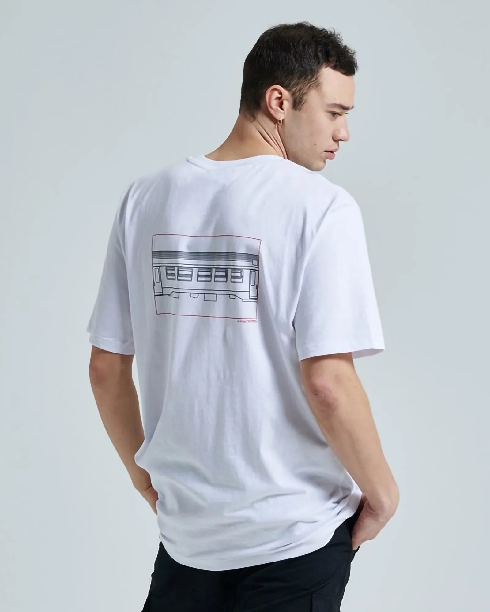 Dolly Noire X Loop Colors Train Tee White