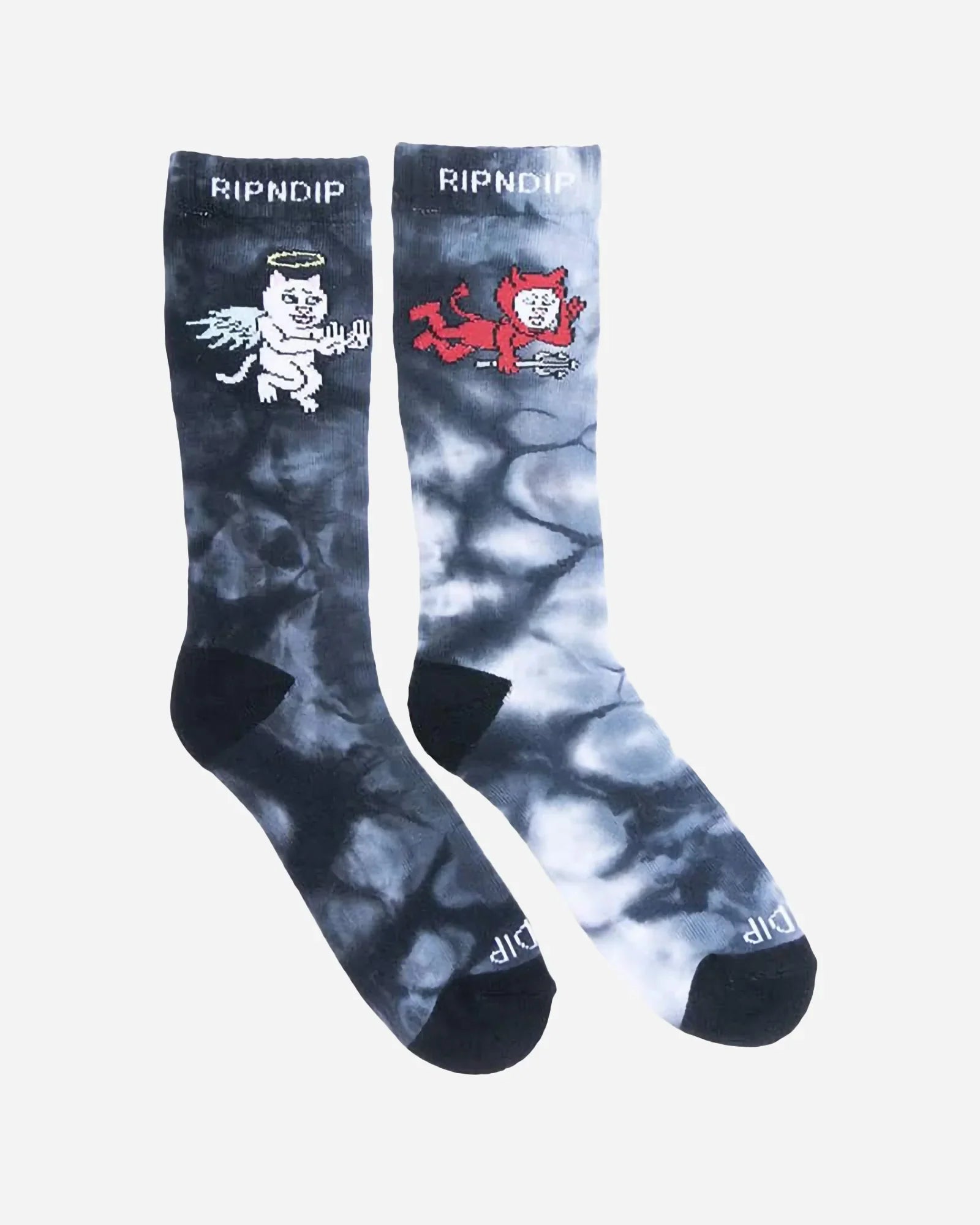 Ripndip Lord Nermal Socks Black Tie Dye