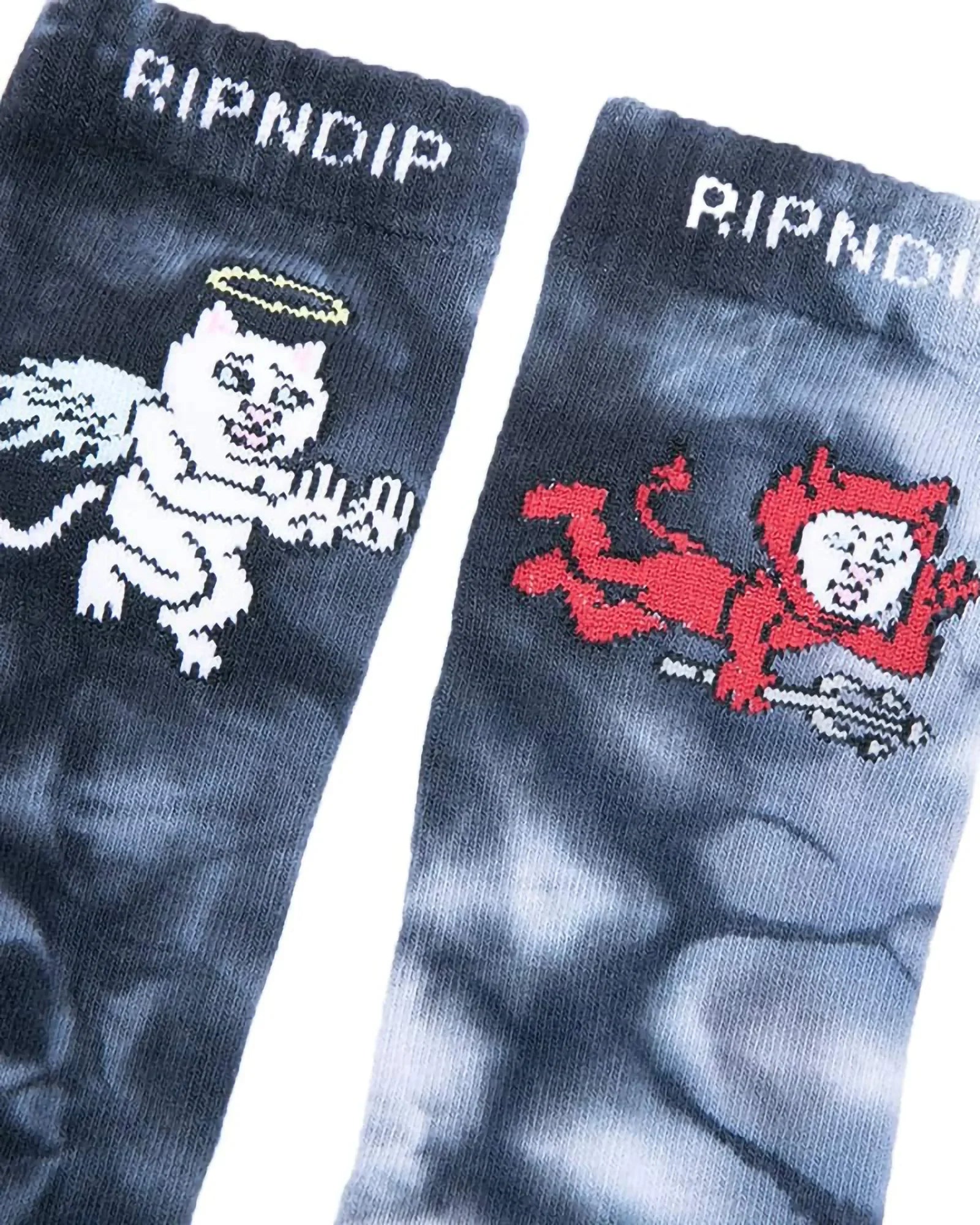 Ripndip Lord Nermal Socks Black Tie Dye