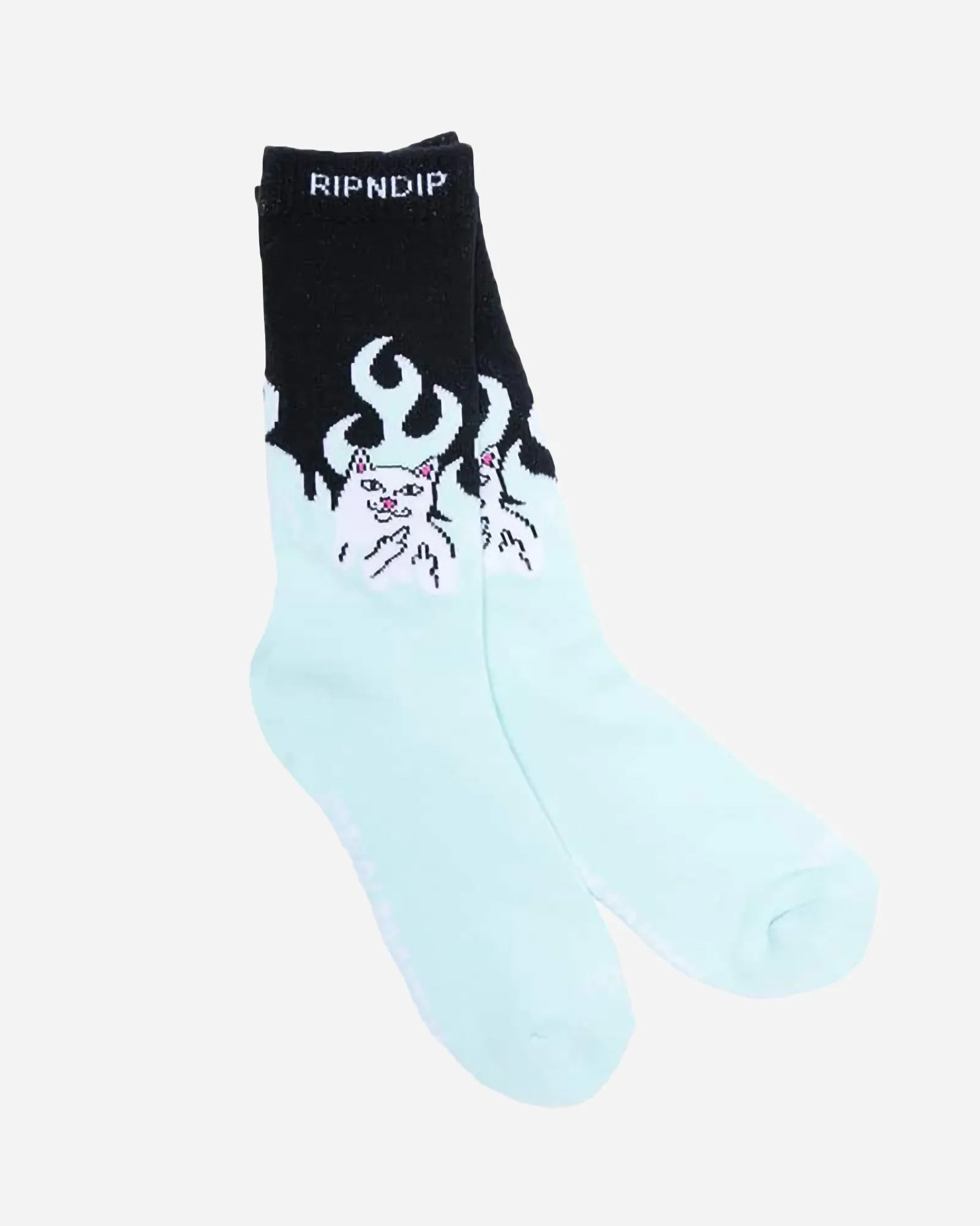 Ripndip Welcome To Heck Socks Black Blue