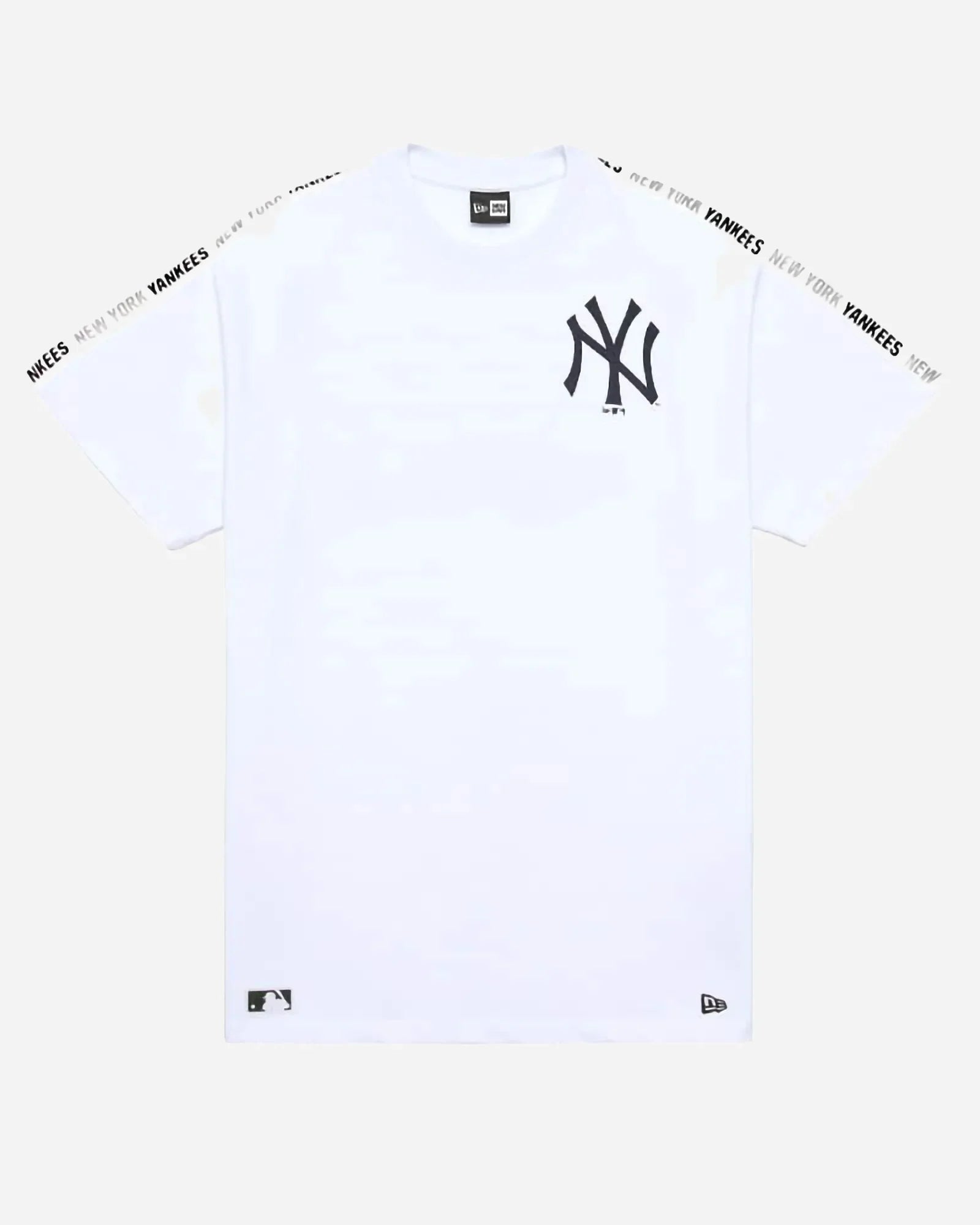 New Era Mlb New York Yankees Taping T-shirt White