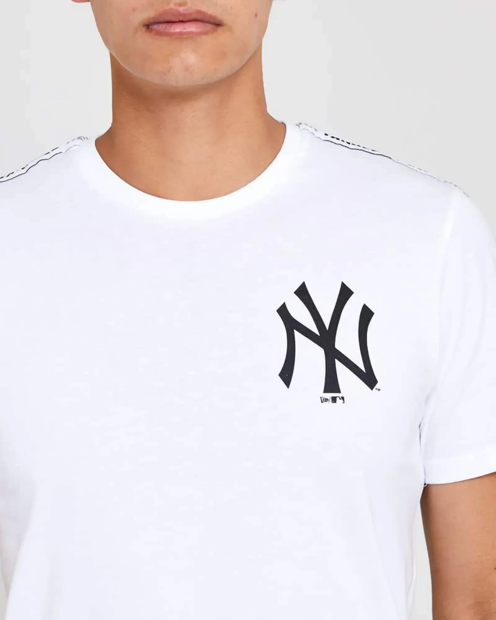 New Era Mlb New York Yankees Taping T-shirt White