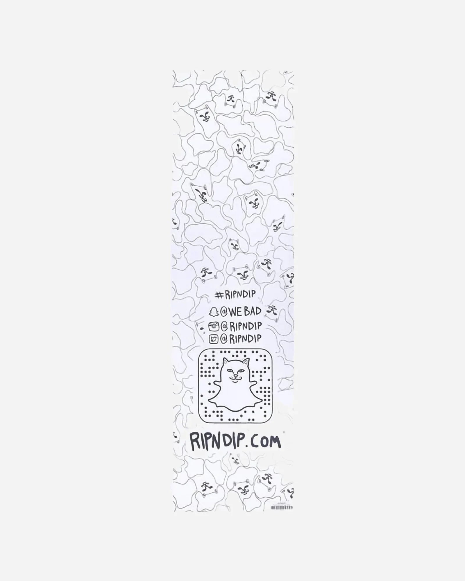 Ripndip Nerm In Heck Skateboard Grip Tape Black