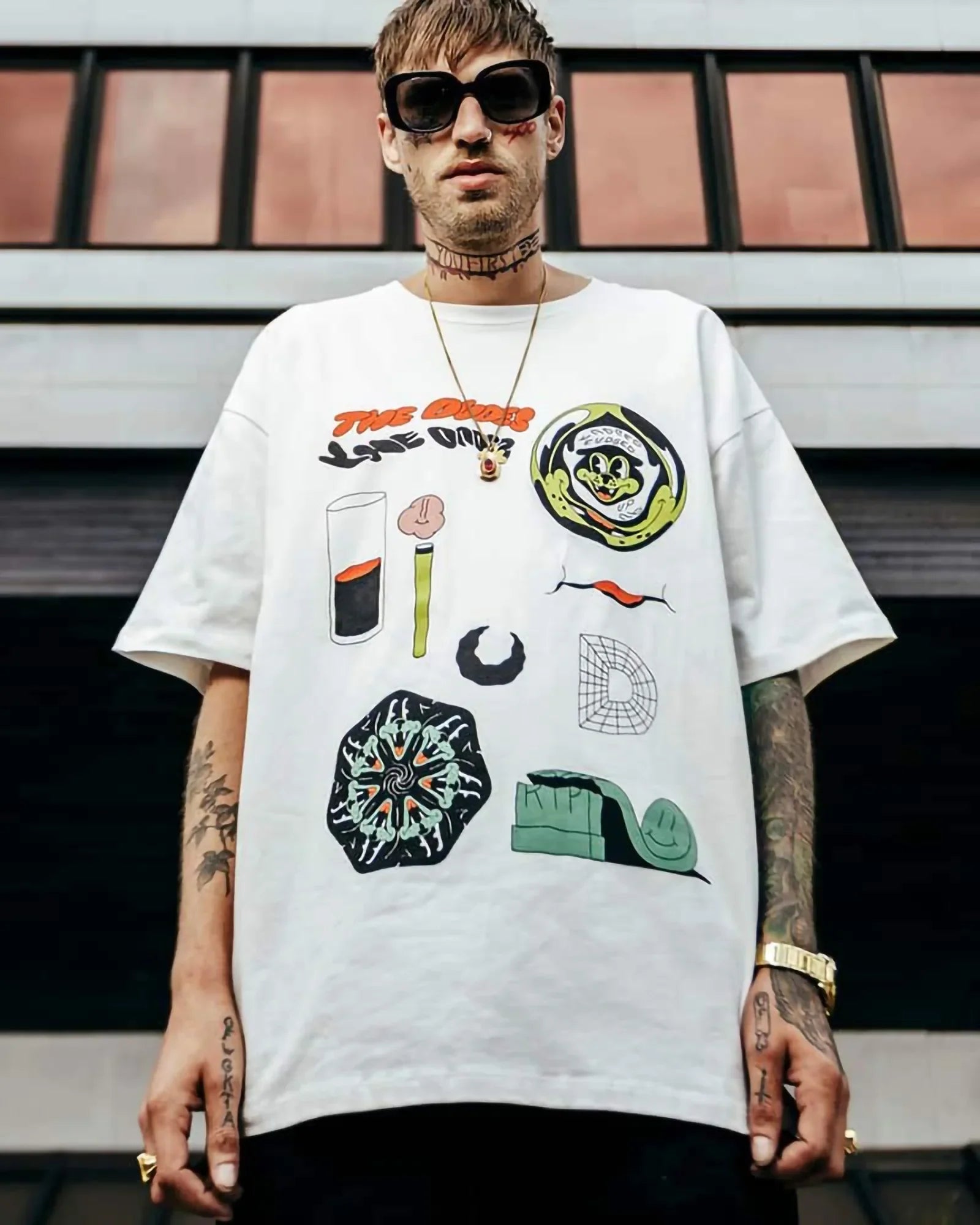 The Dudes Fudge Tee White