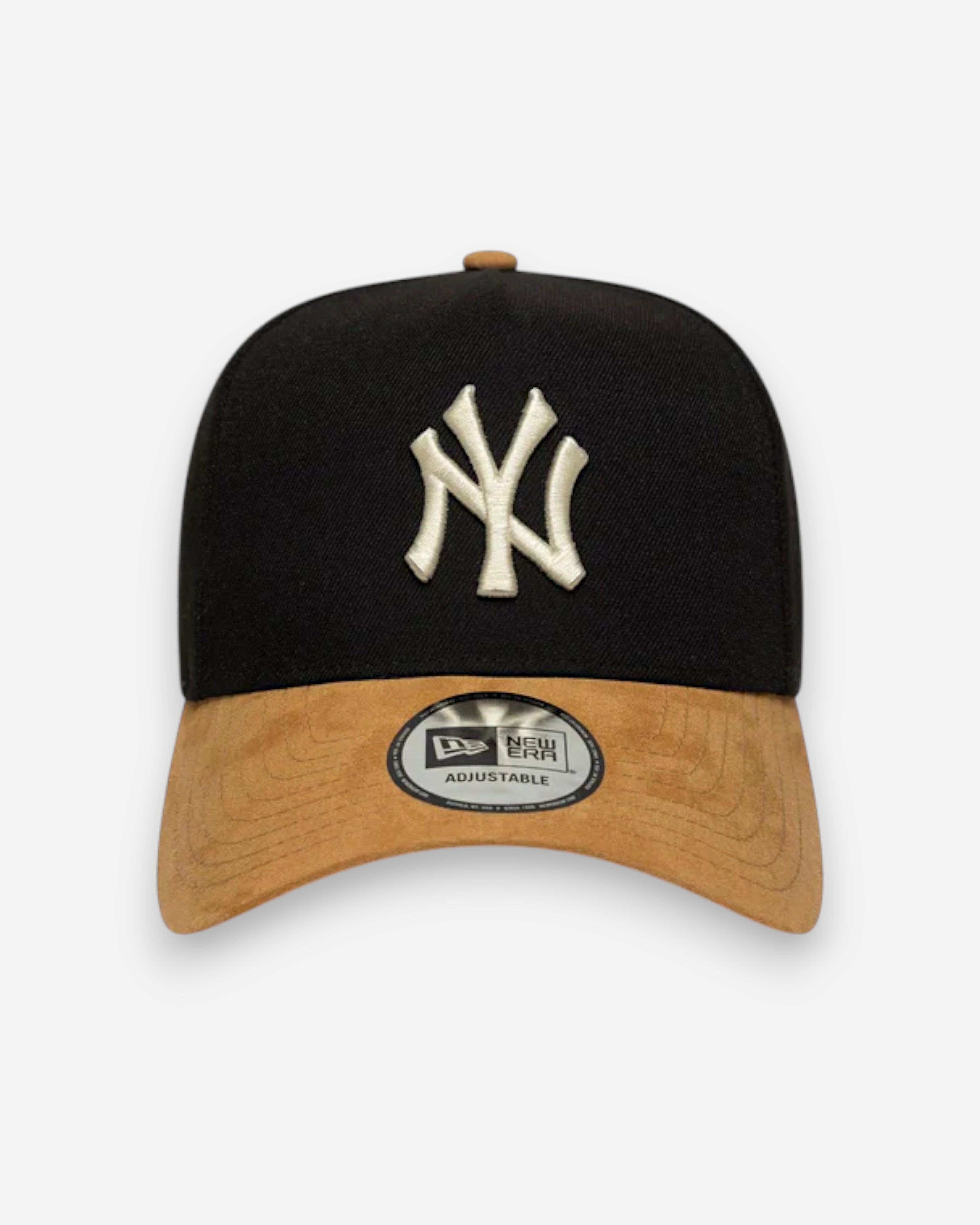 9FORTY MLB E-Frame New York Yankees Suede Visor Nero