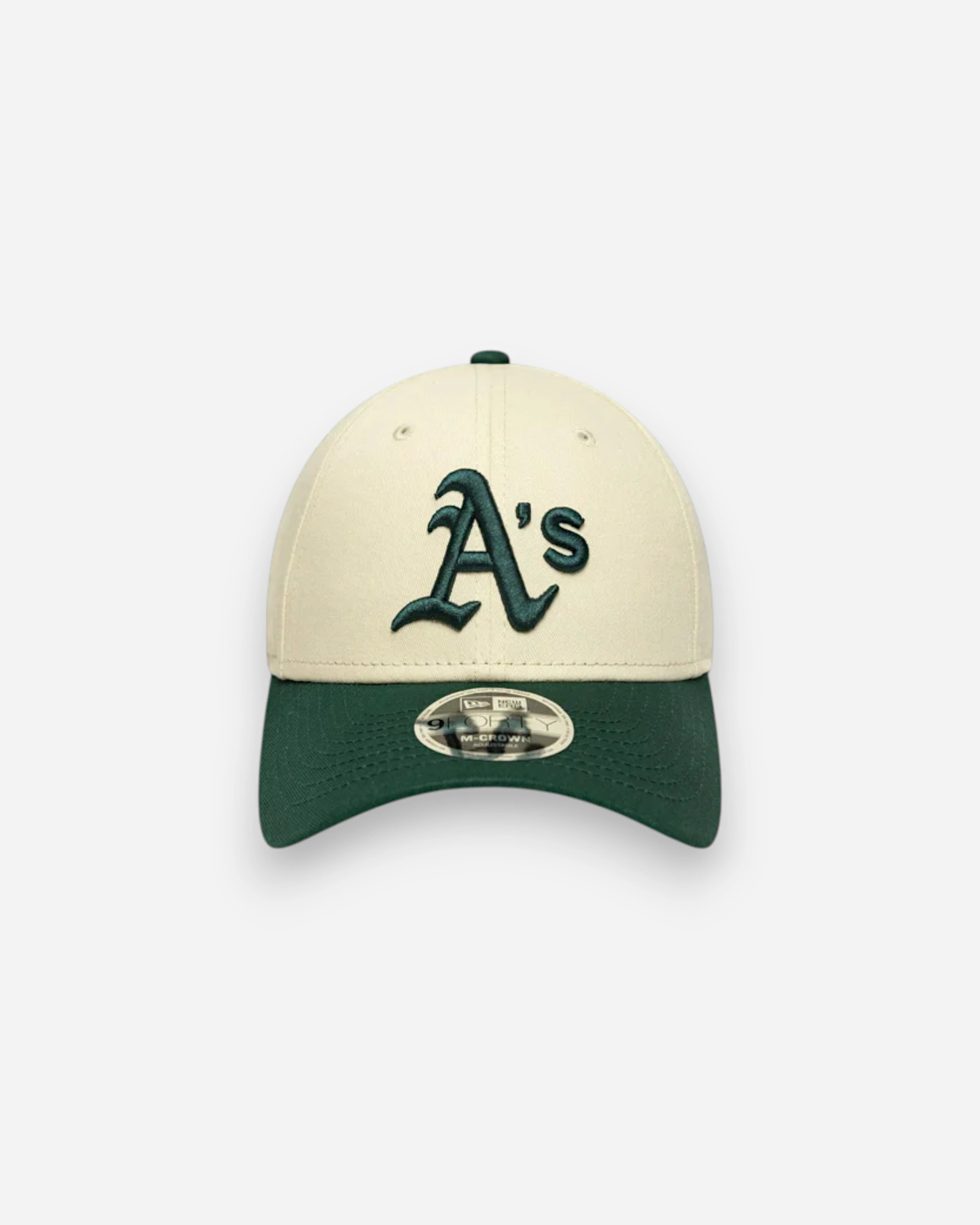9FORTY Oakland Athletics MLB M-Crown Adjustable Cap Cream