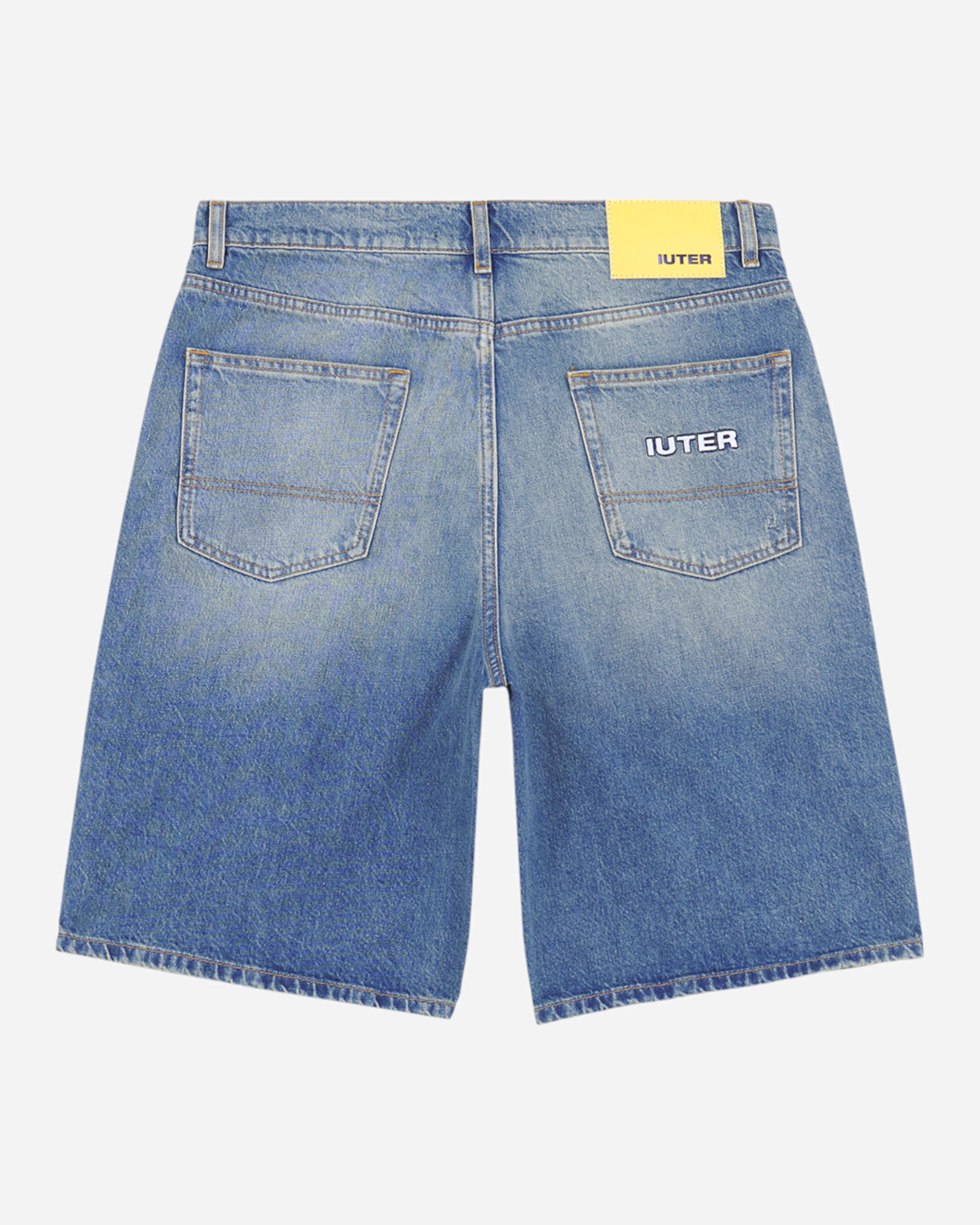 Iuter Loose Denim Short Mediumblue