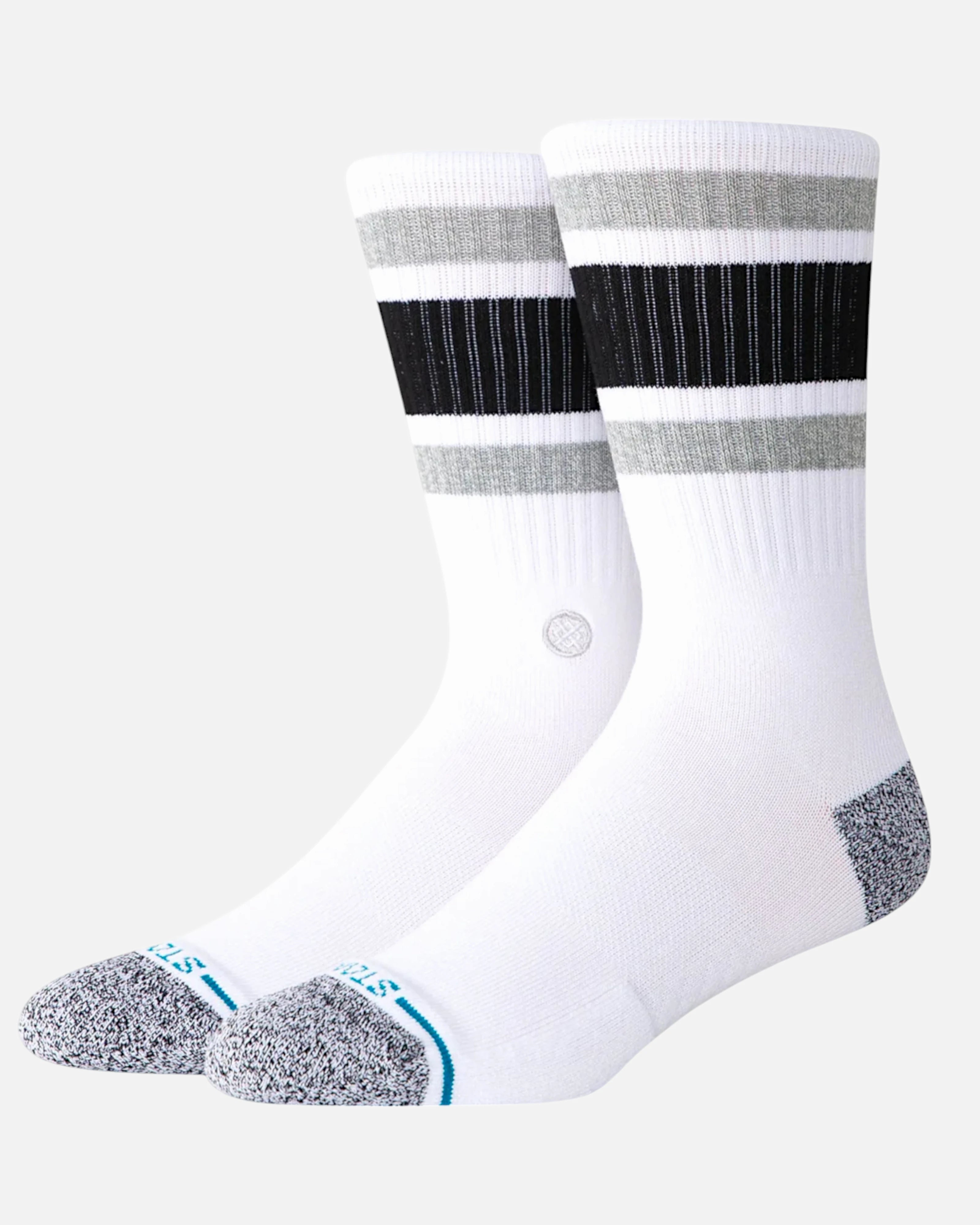 Boyd Striped Socks White