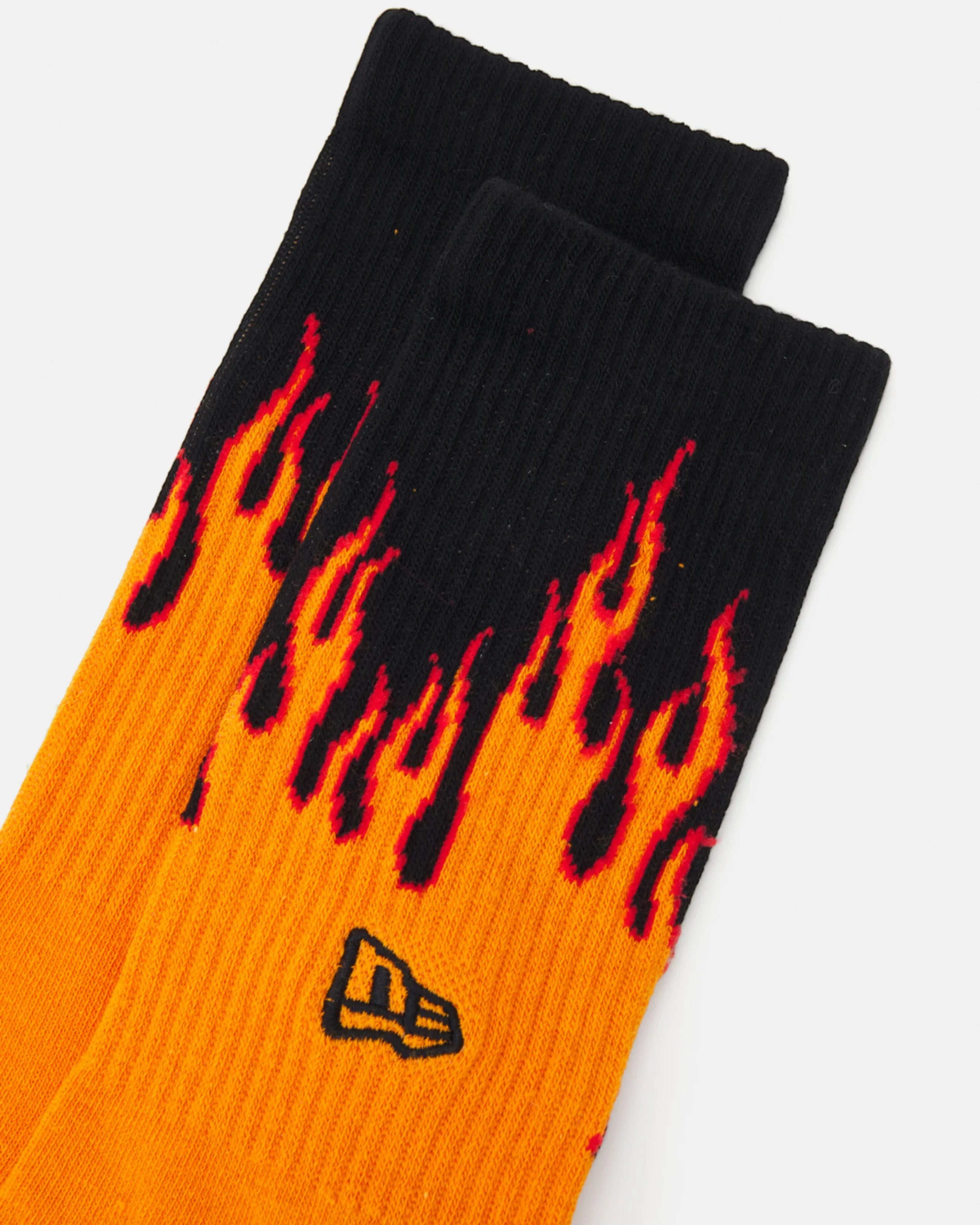 Flame Crew Socks Black / Orange