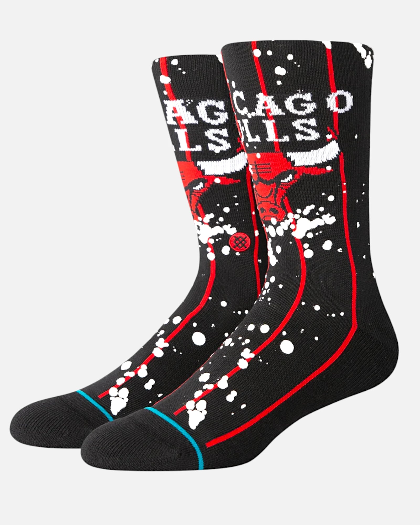 Chicago Overspray Socks Black