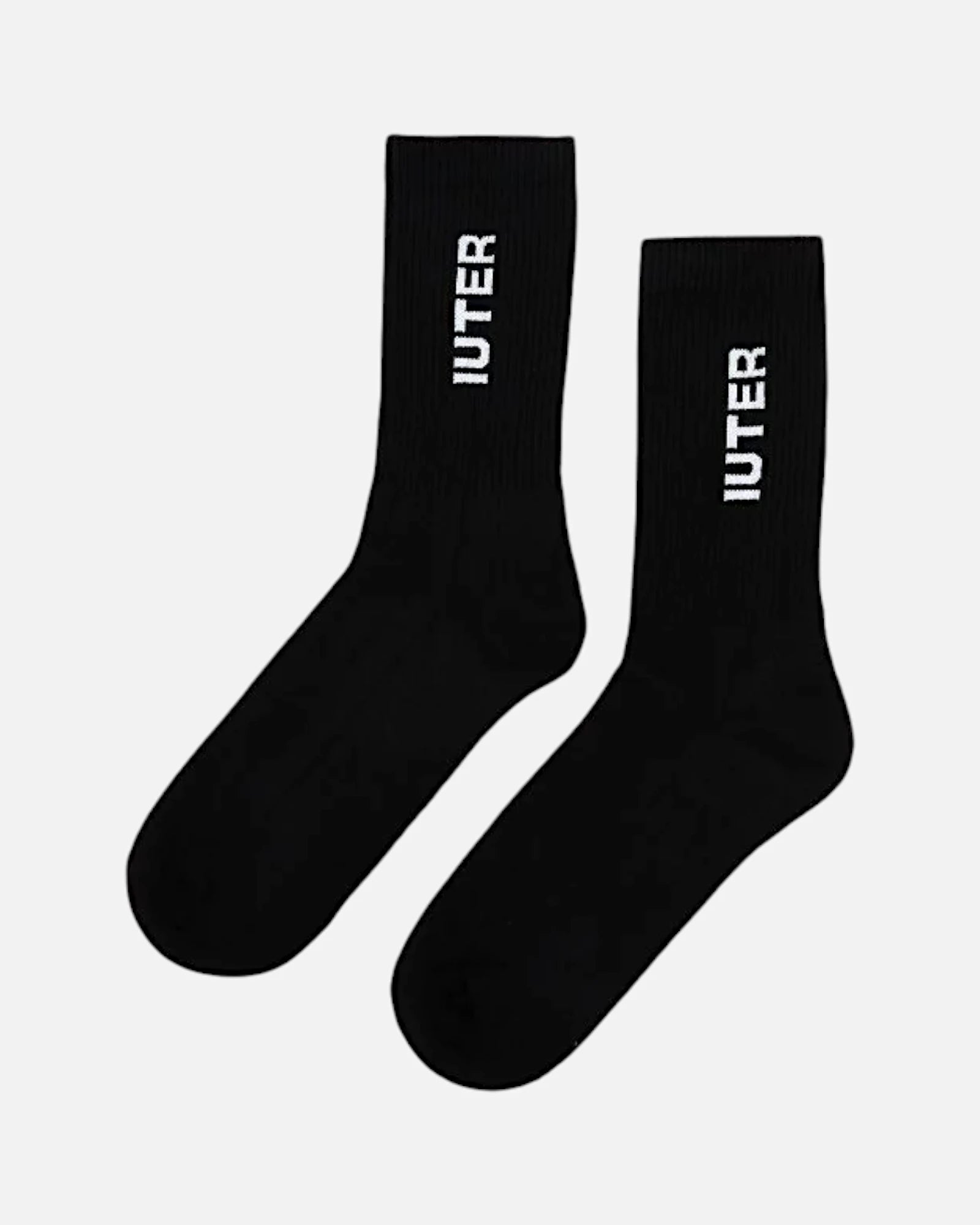 Iuter Logo Tennis Socks Black