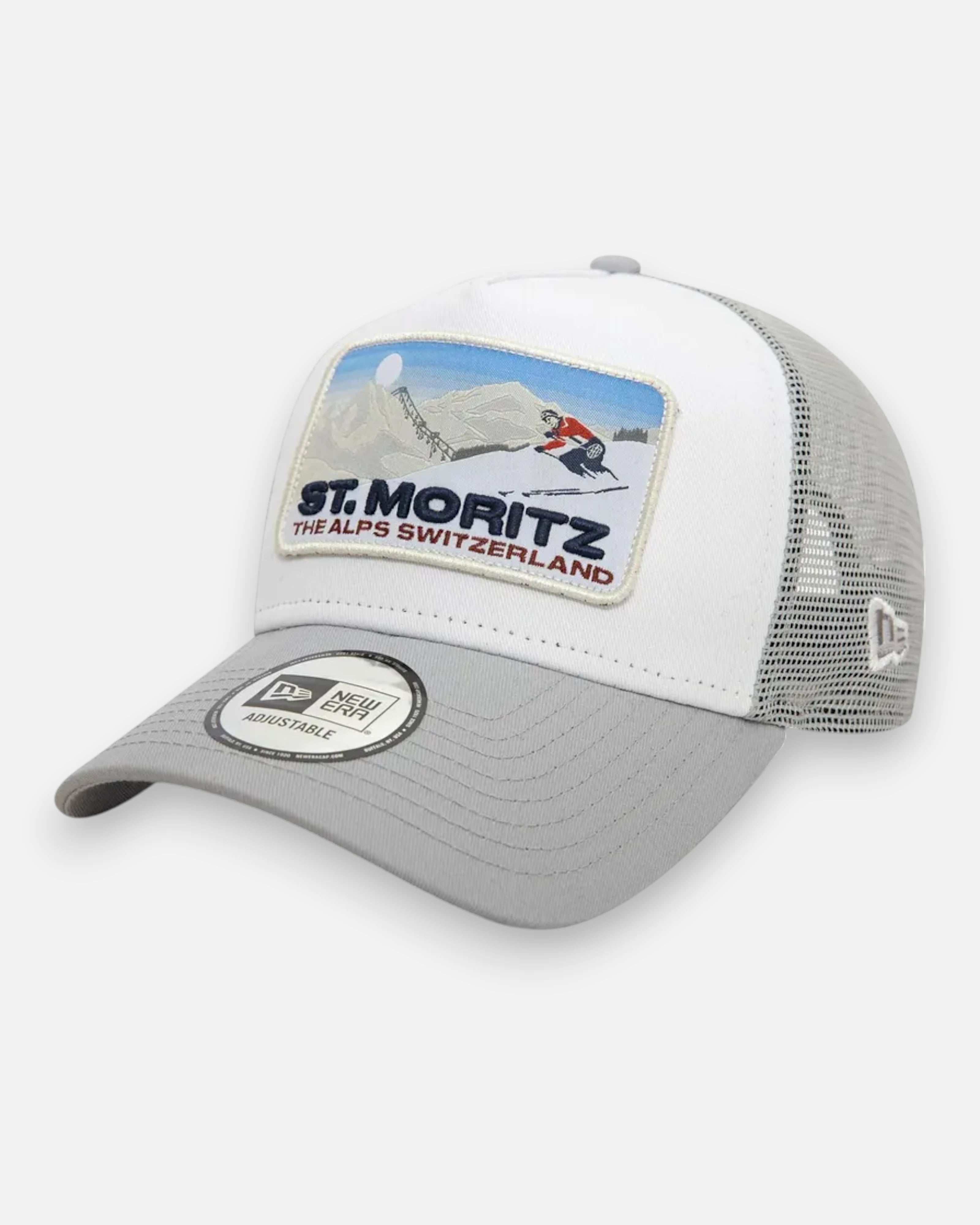 Trucker New Era St. Moritz Ski Patch White