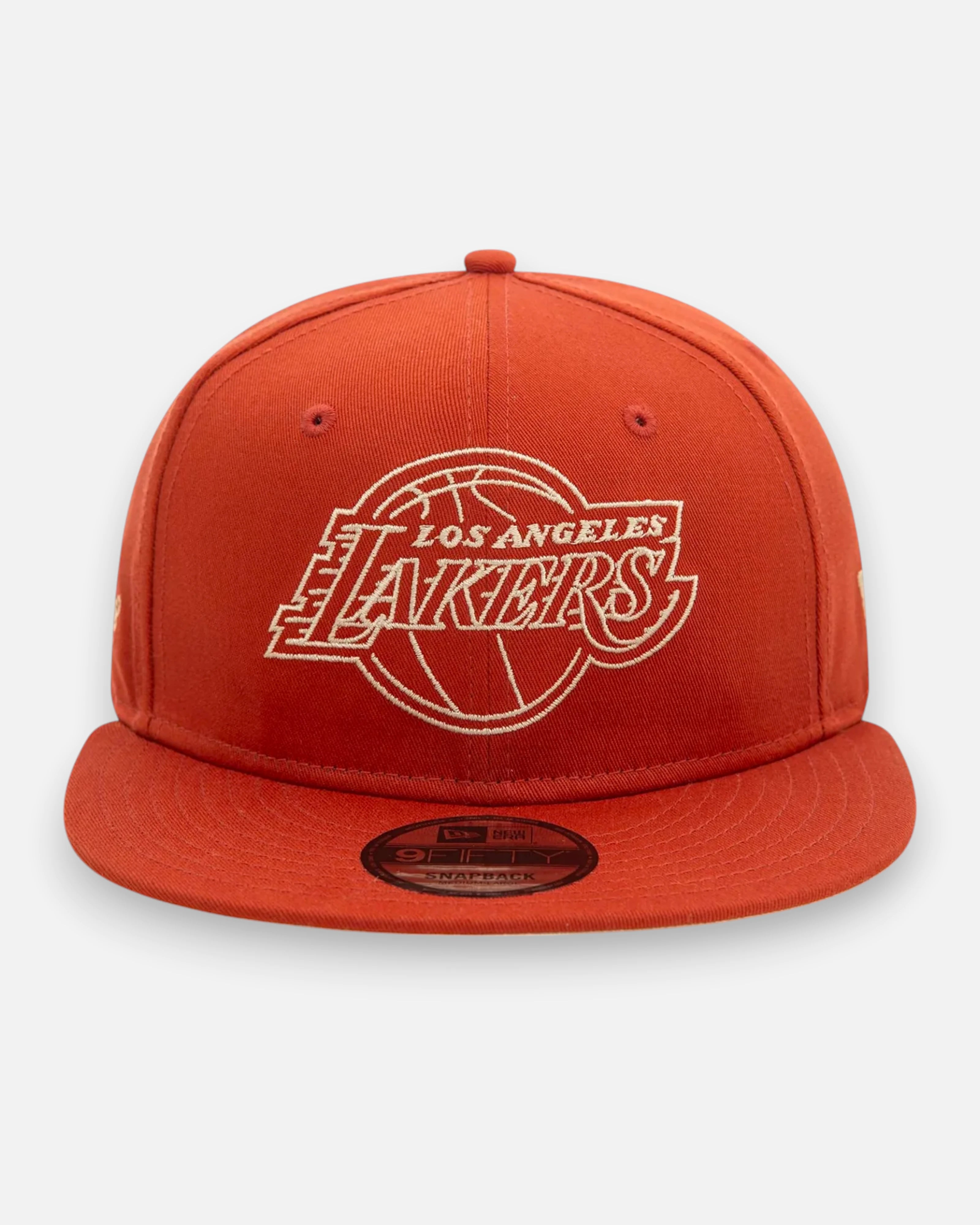 9FIFTY LA Lakers NBA Metallic Outline Orange / Silver