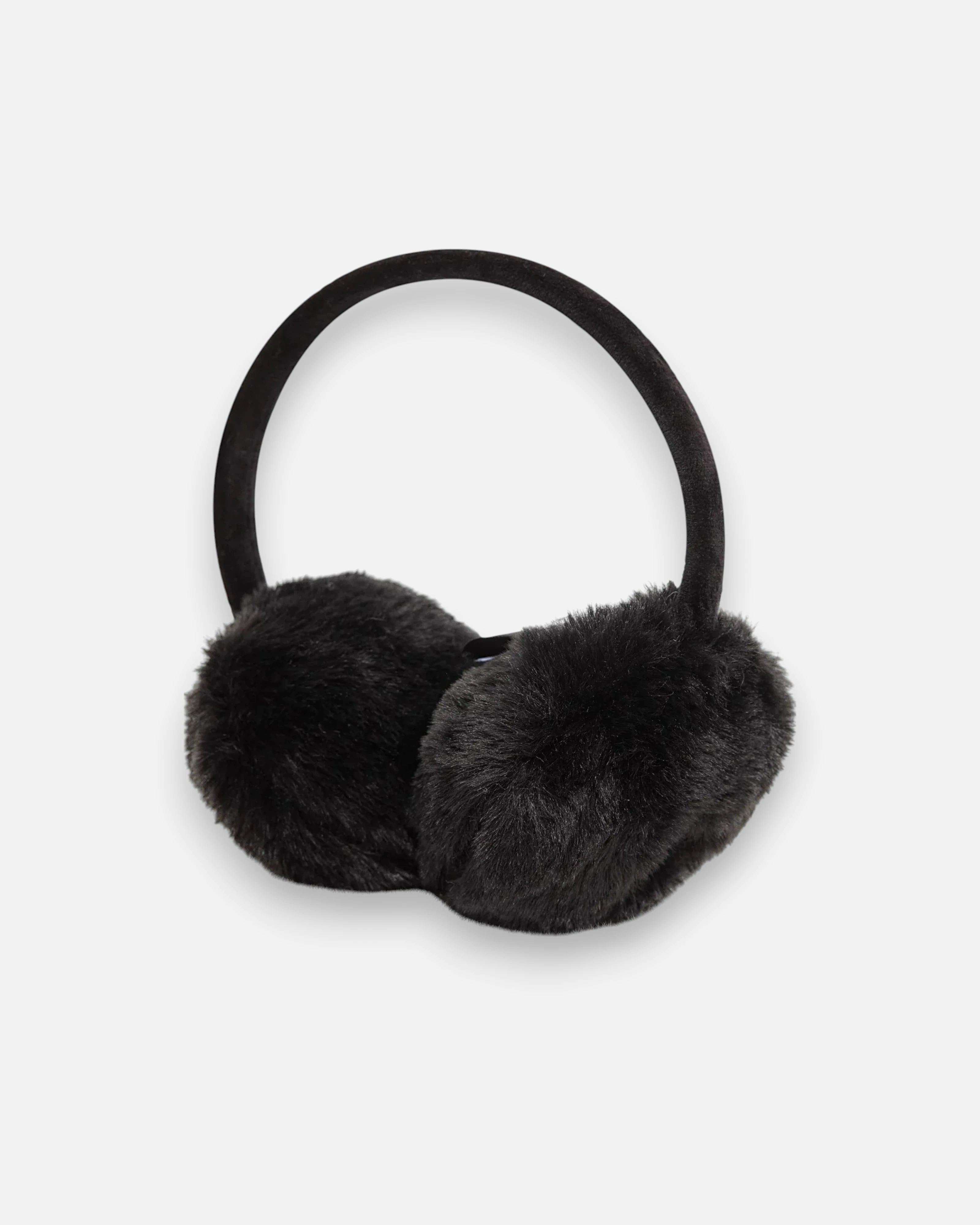 New Era Faux Fur Ear Muffs Black