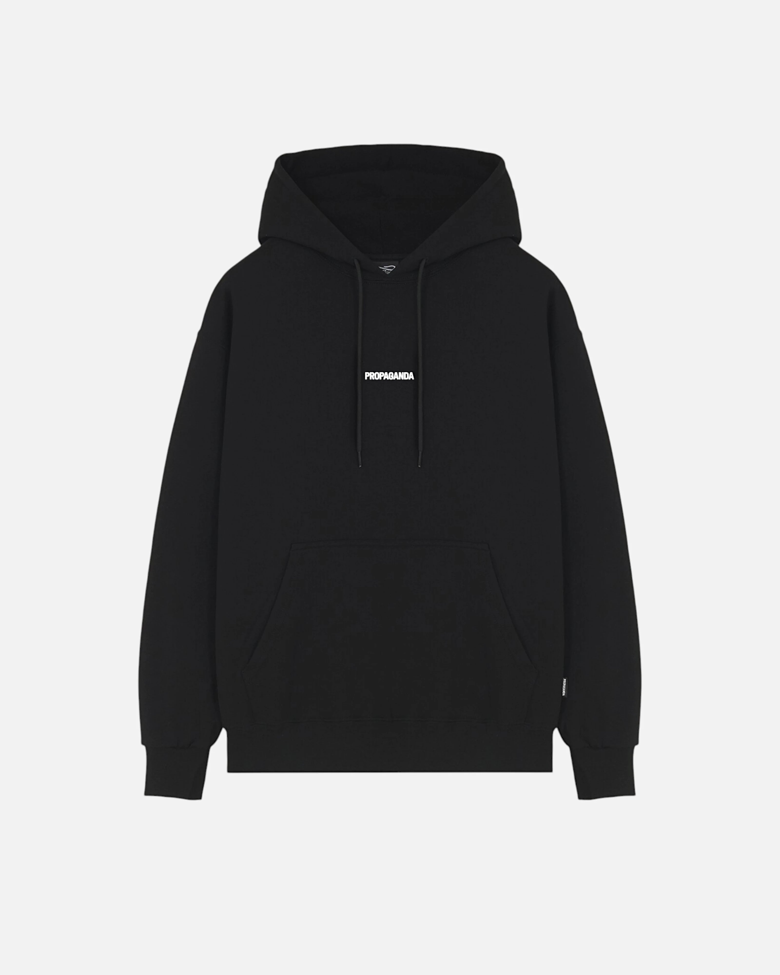 Ribs Coral Hoodie Black