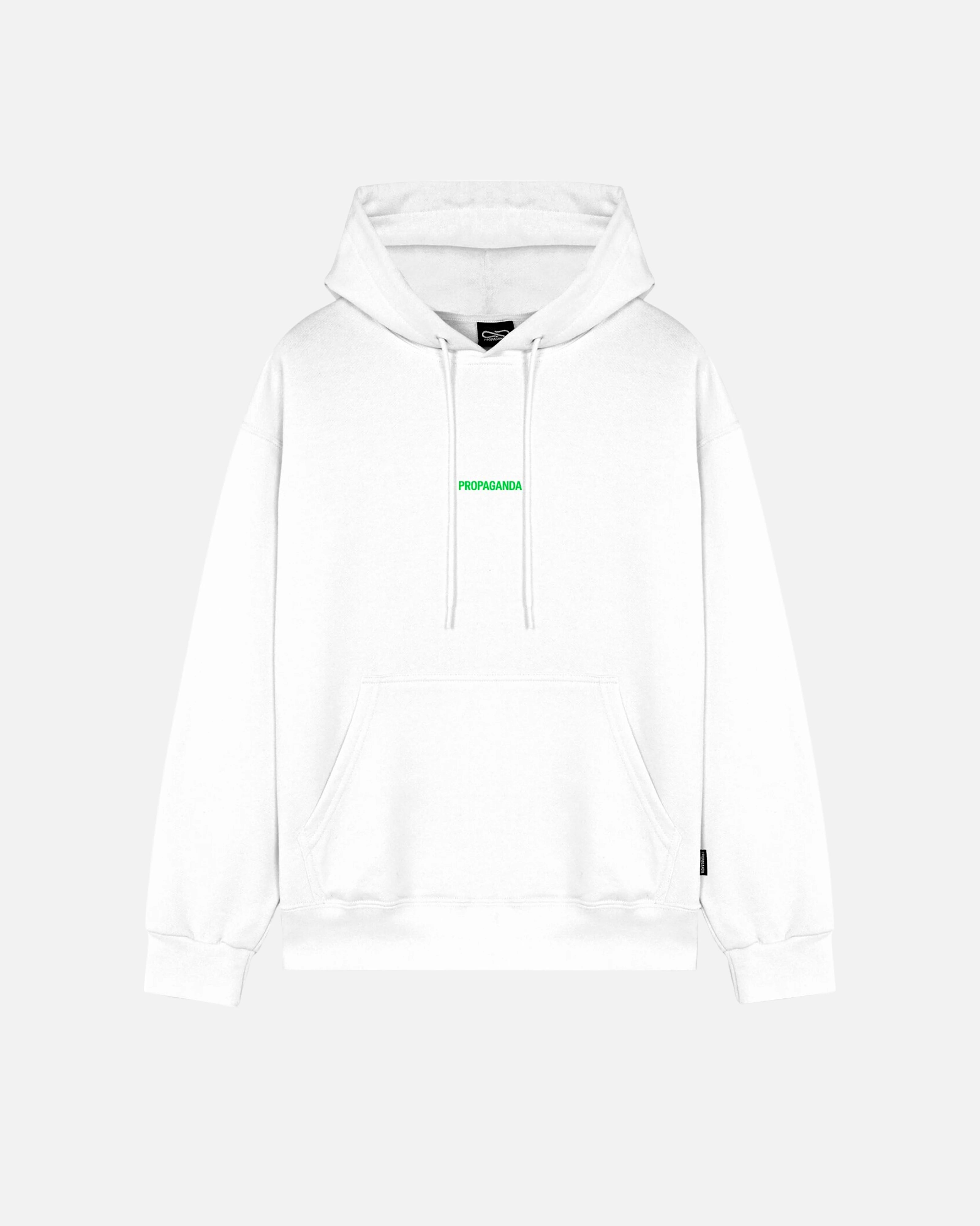 Ribs Snake Hoodie White