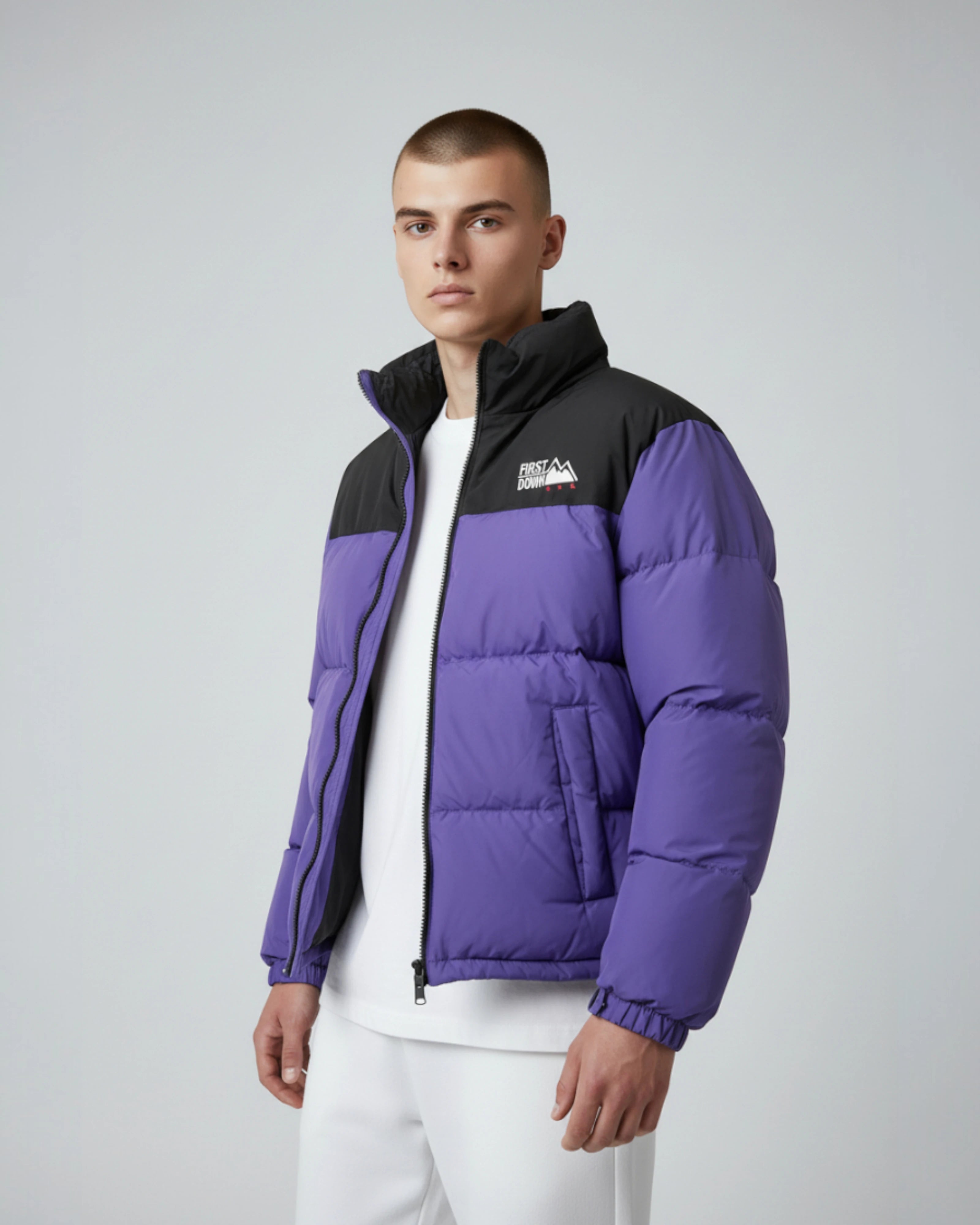 Bubble Down Reversible Jacket Purple