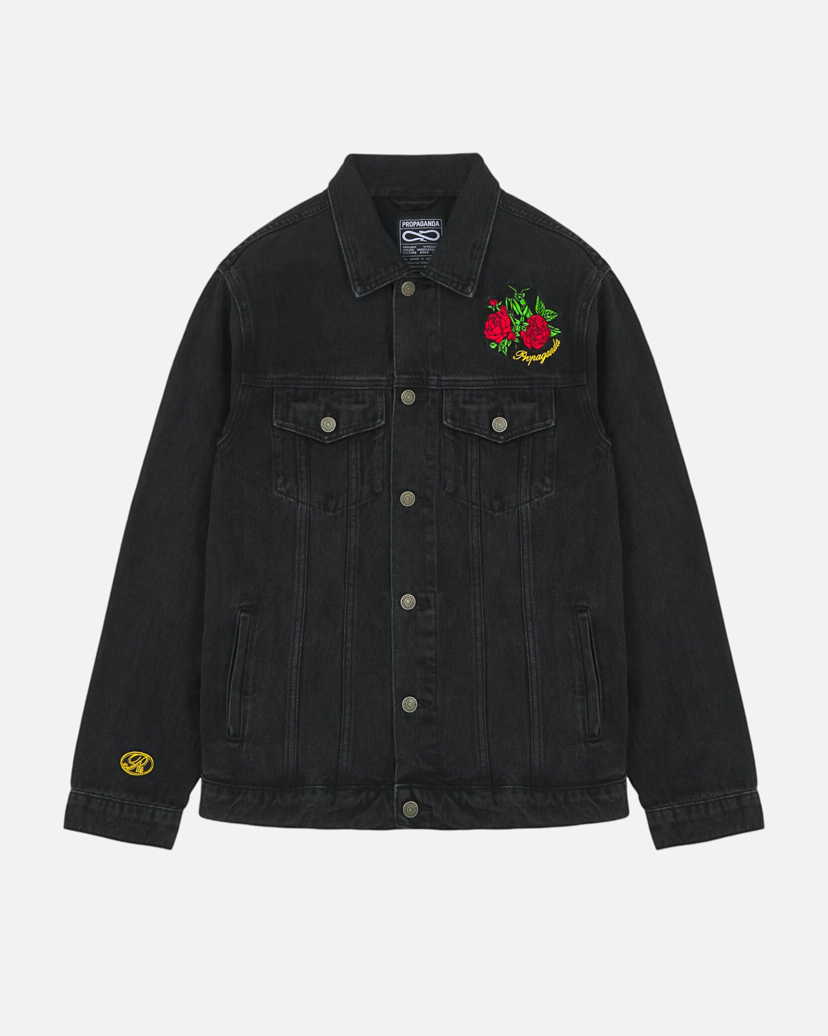 Mantis Denim Jacket Black