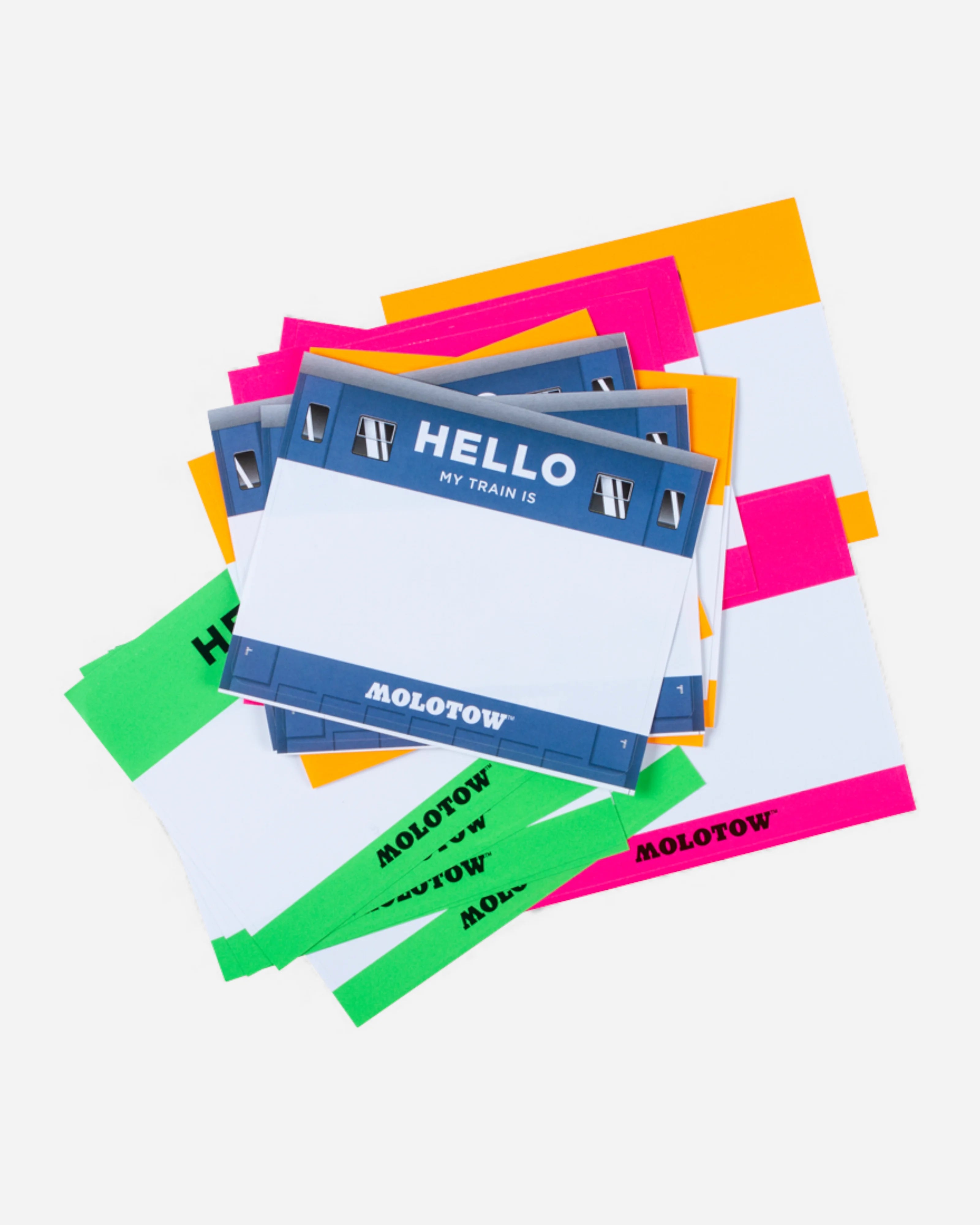 "Hello My Train Is" 25x Sticker Set