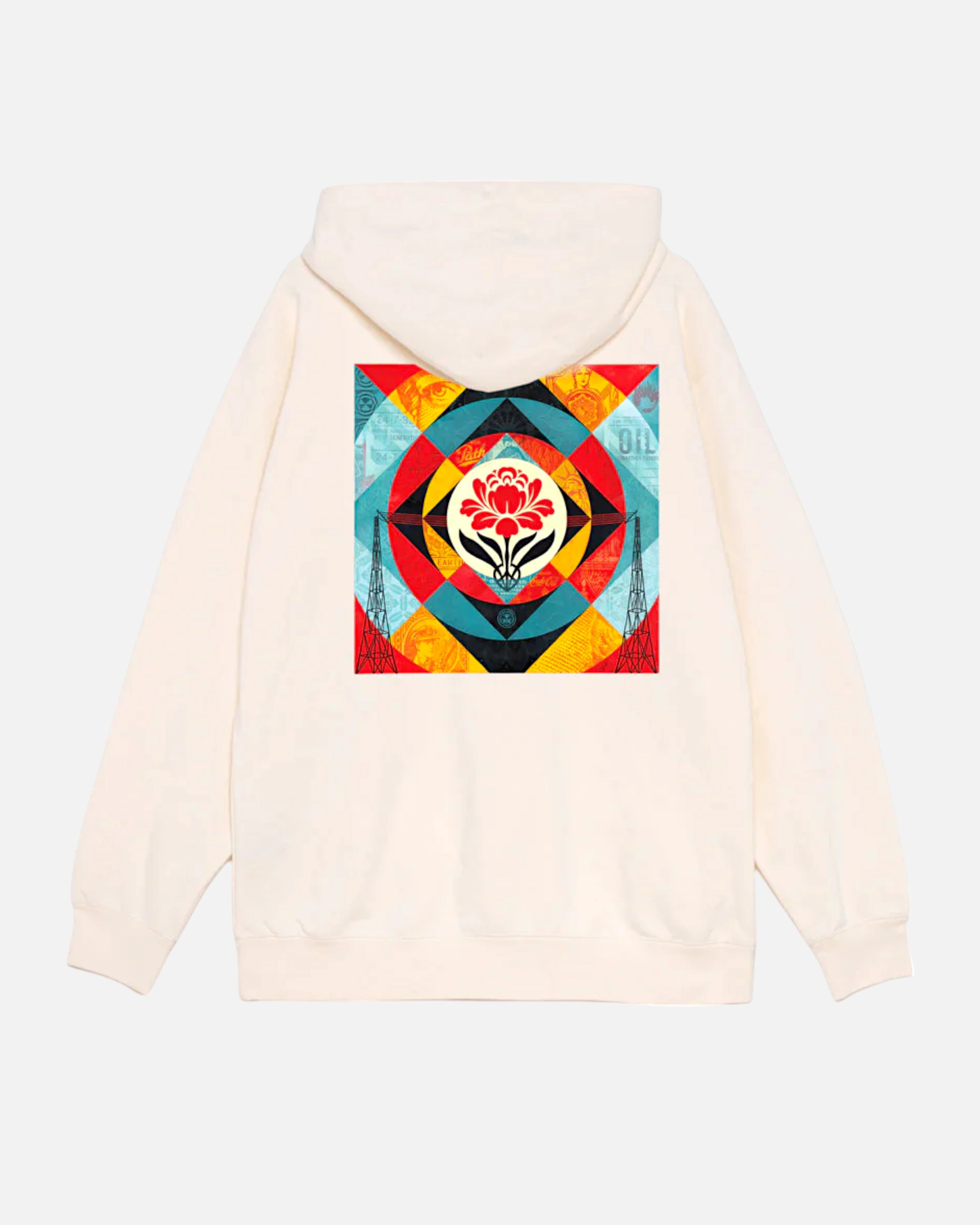 Obey Geometric Power Canvas Unbleached