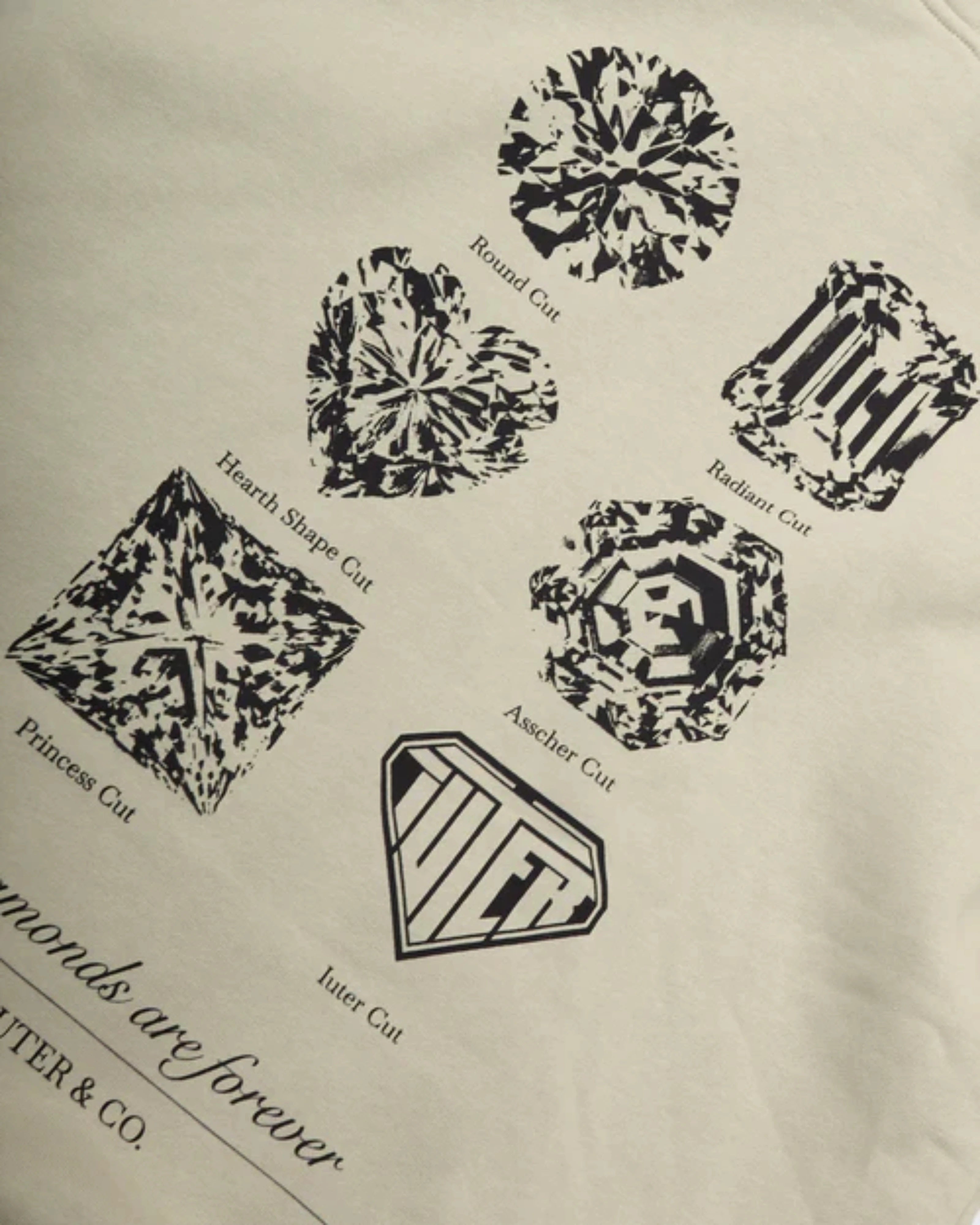 Iuter Cutz Zip Hoodie Cream