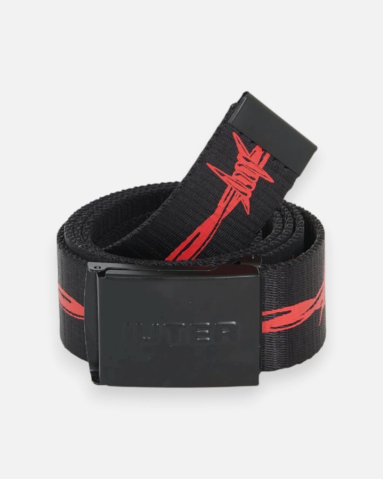 Barbwire Belt Red / Black