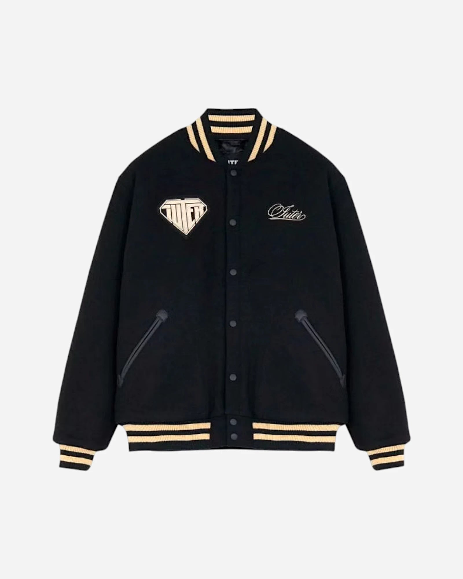 Iuter Family Varsity Jacket Black