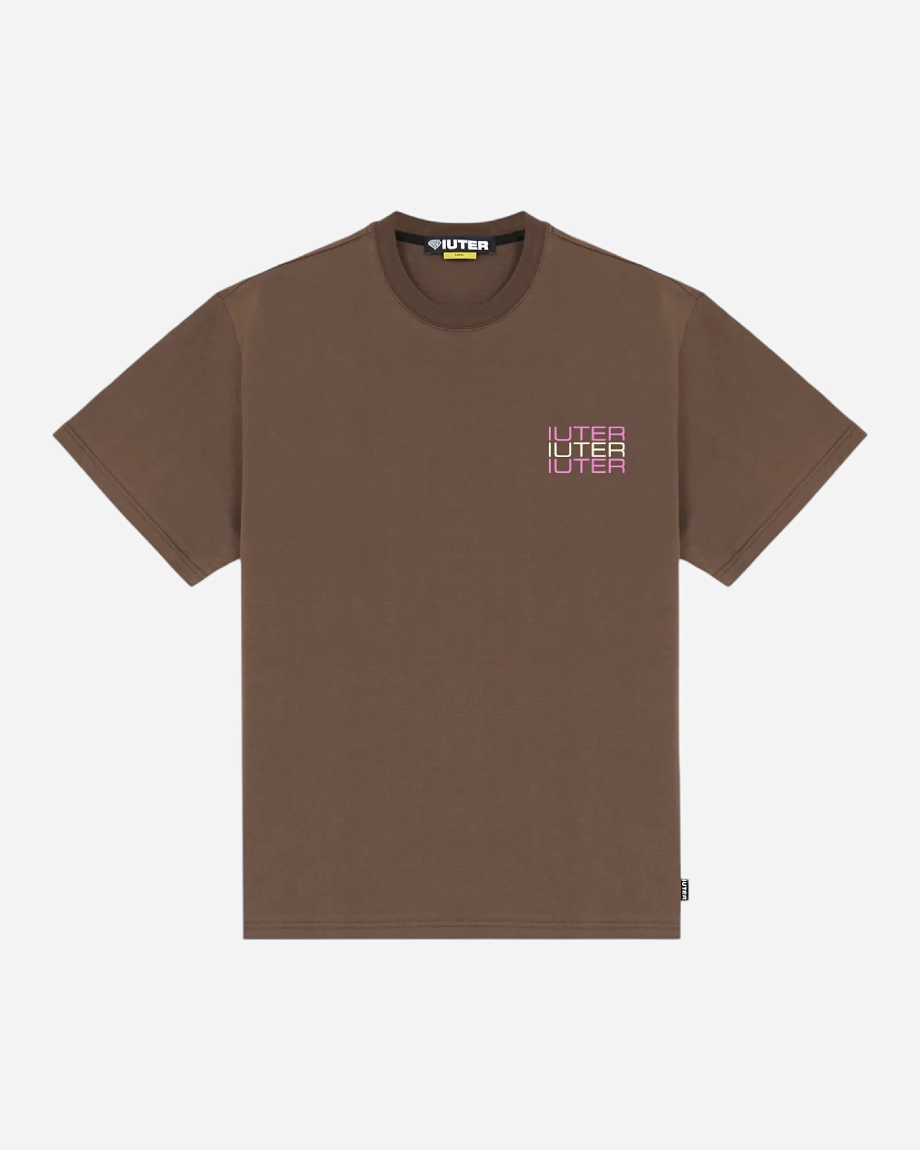 Spine Skulls Tee Brown