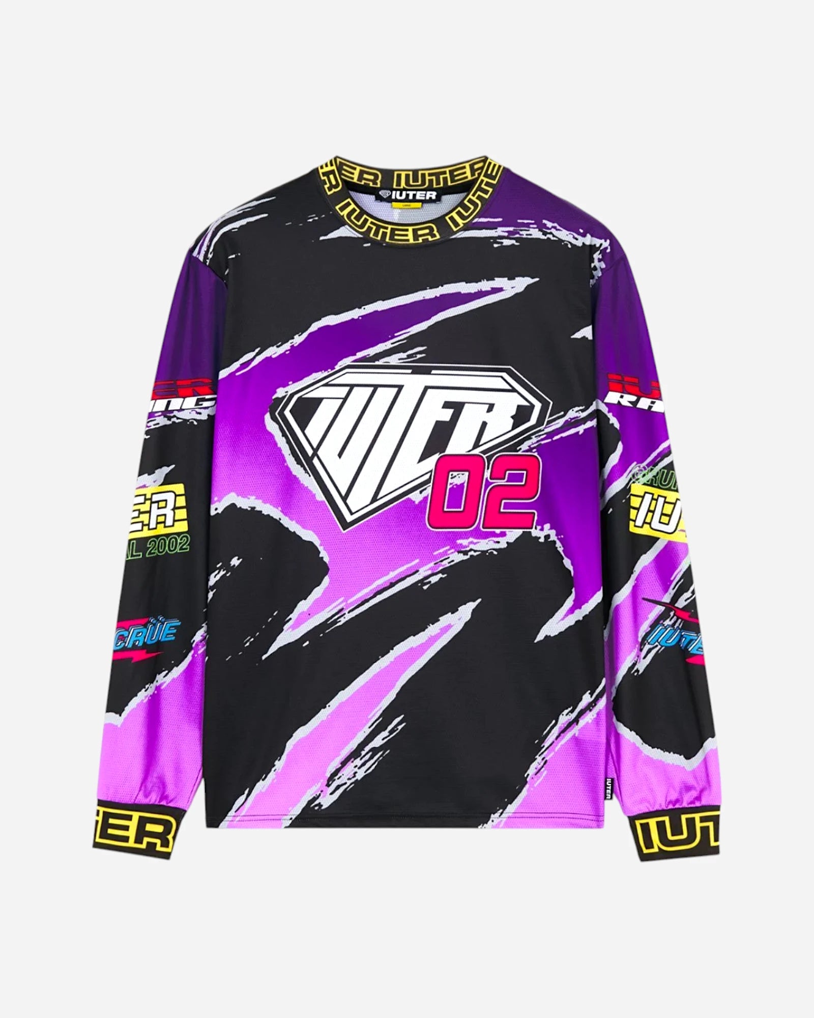 Iuter Team Motocross Long Sleeve Tee Black