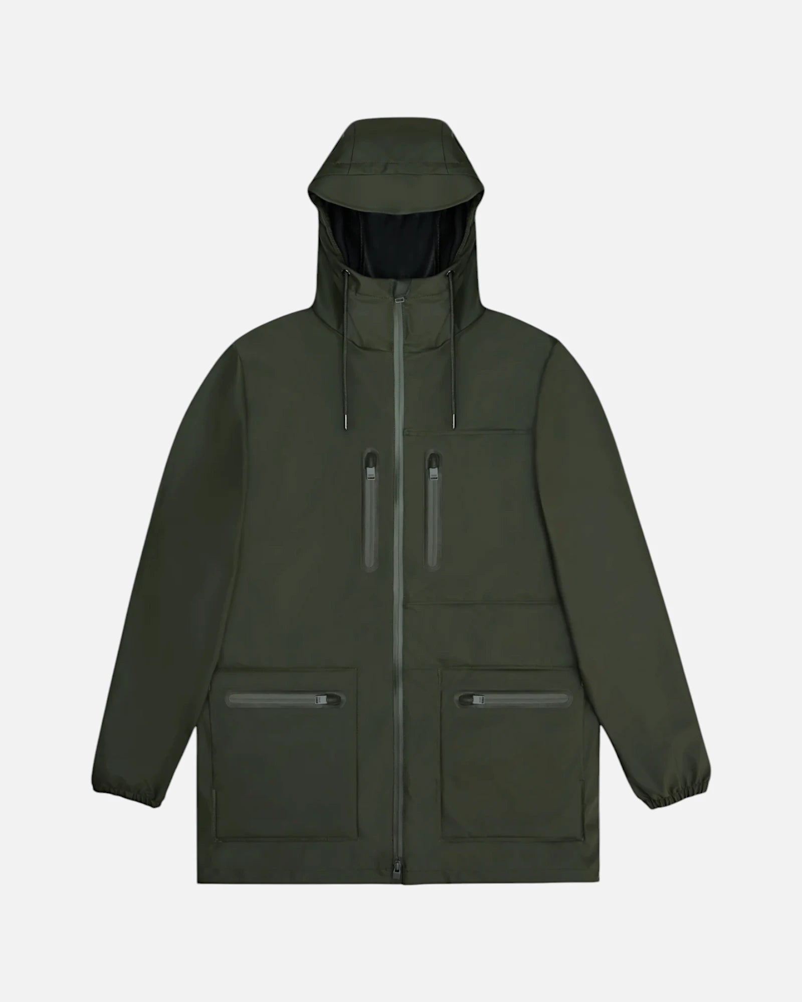 Cargo Long Jacket Dark Green