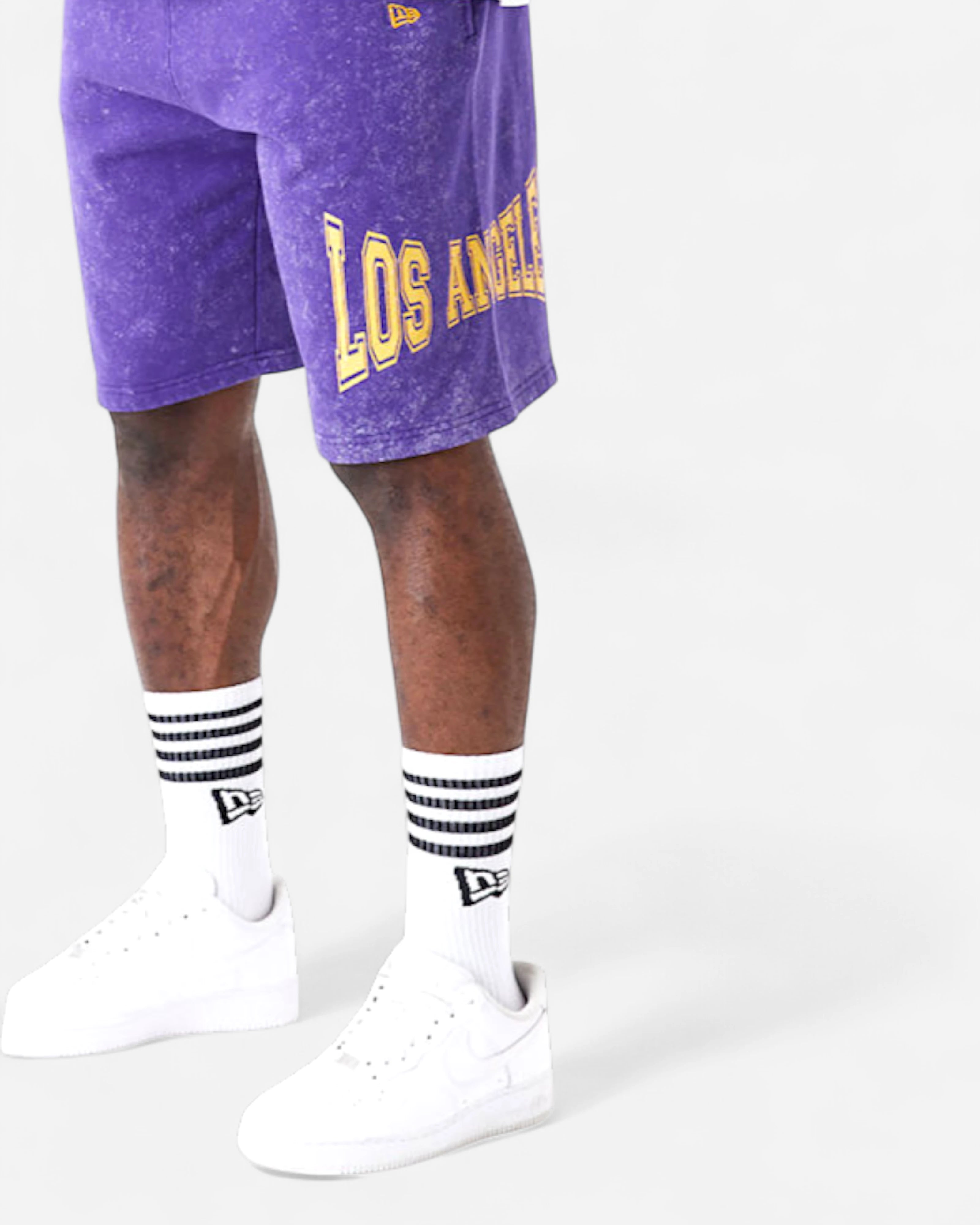 NBA Washed Pack Los Angeles Lakers Short Purple