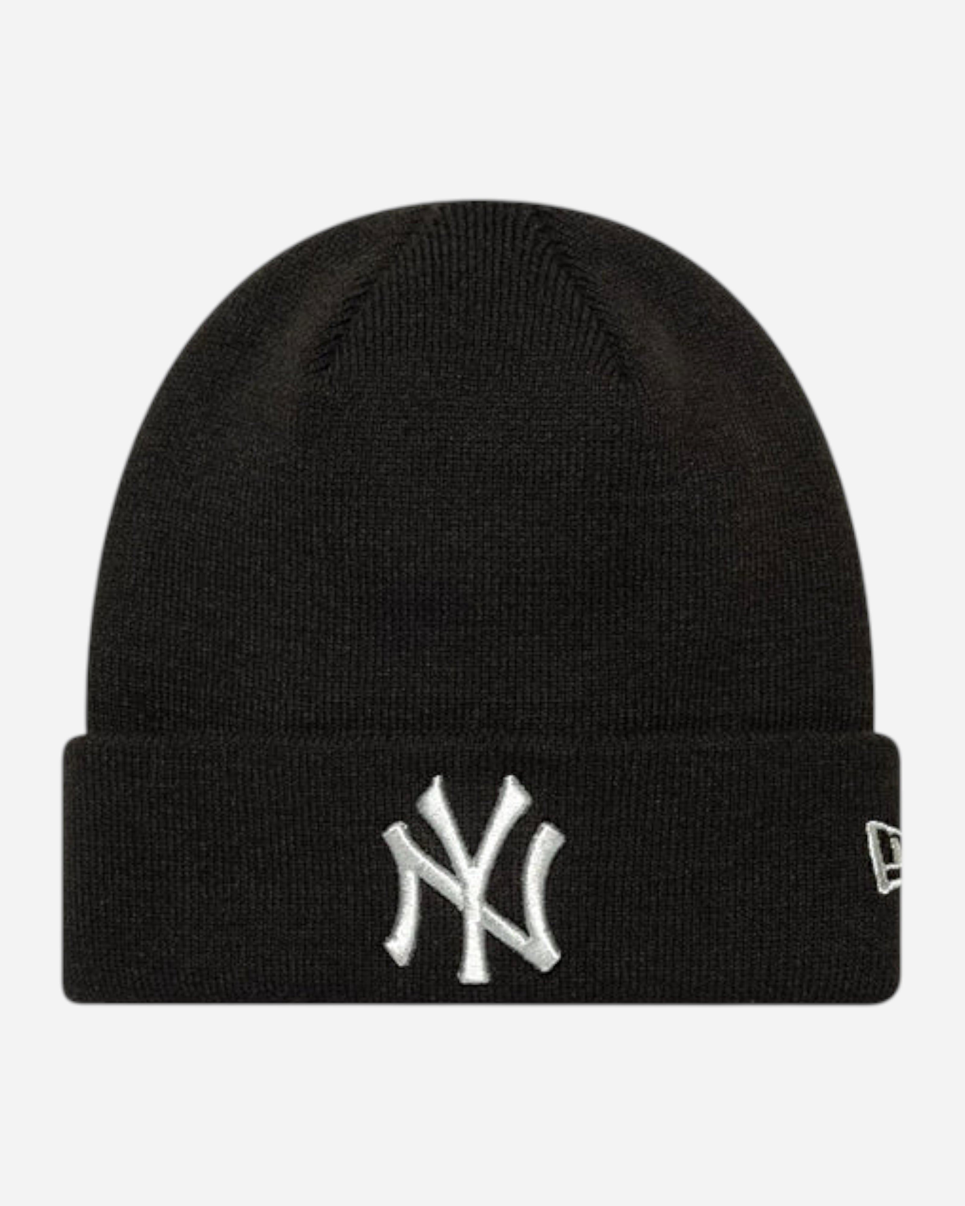 NY Yankees Cuff Beanie Black Metal