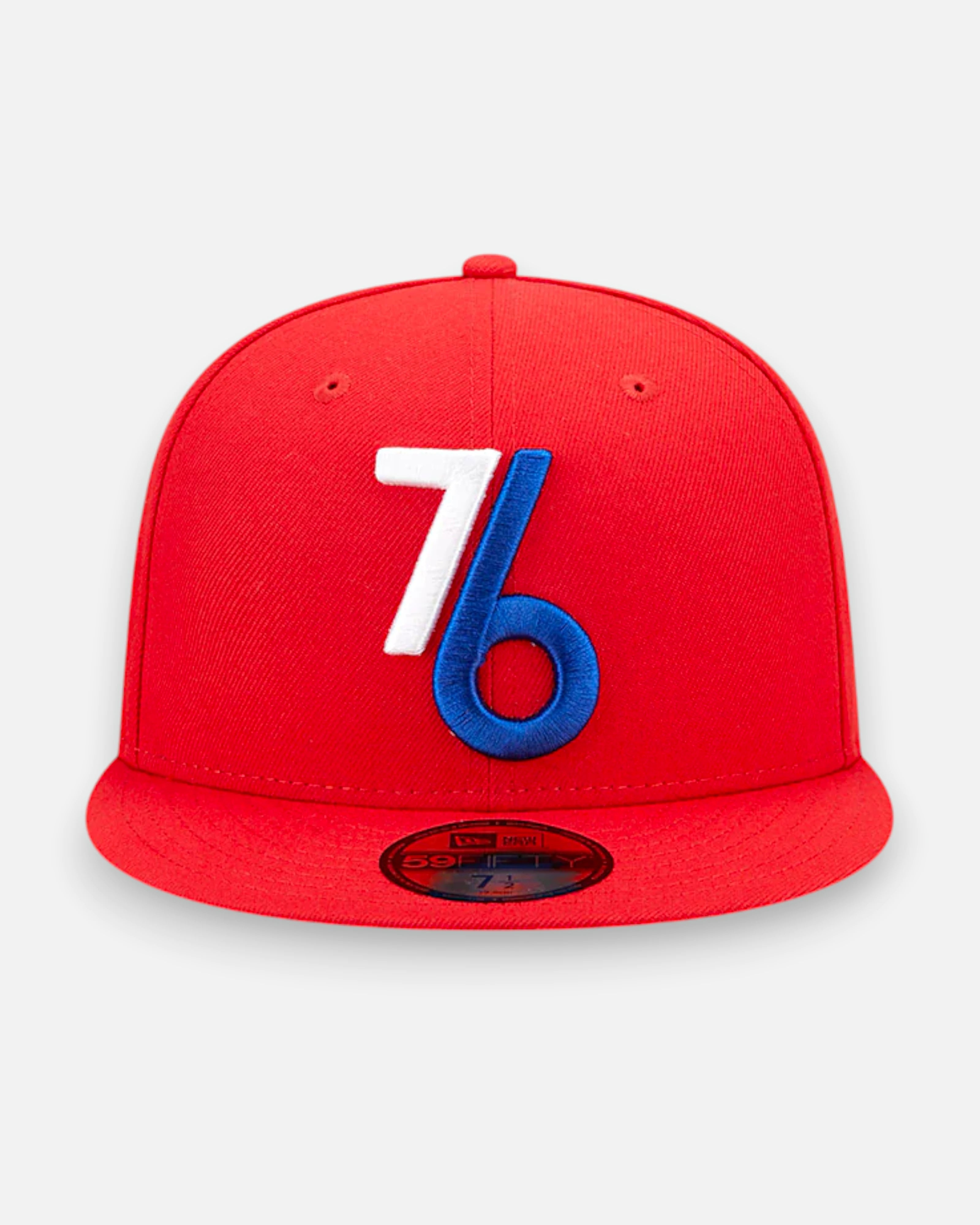 59FIFTY NBA Philadelphia 76ers City Edition Side Patch Red