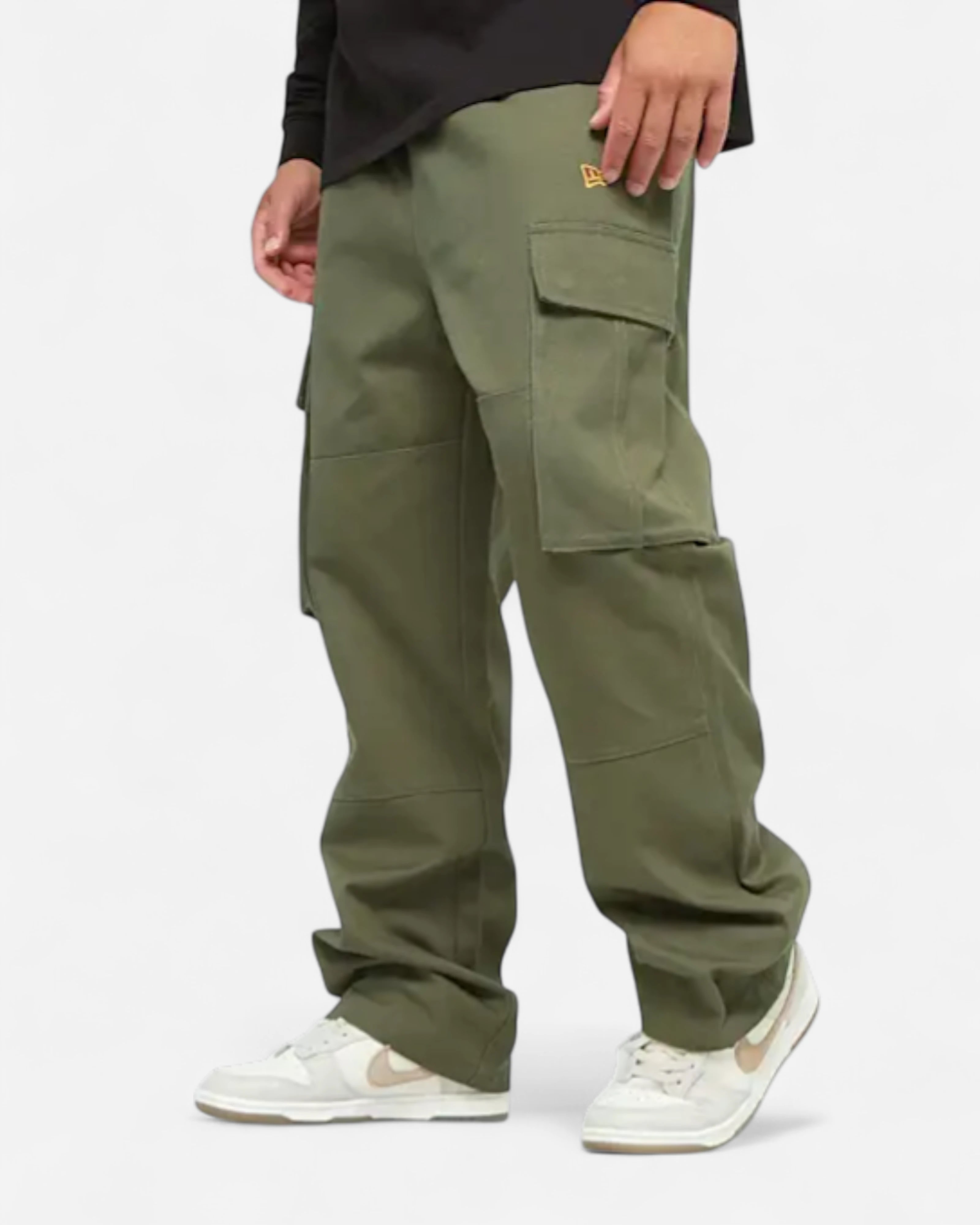 New Era Cargo Pant Trousers Green