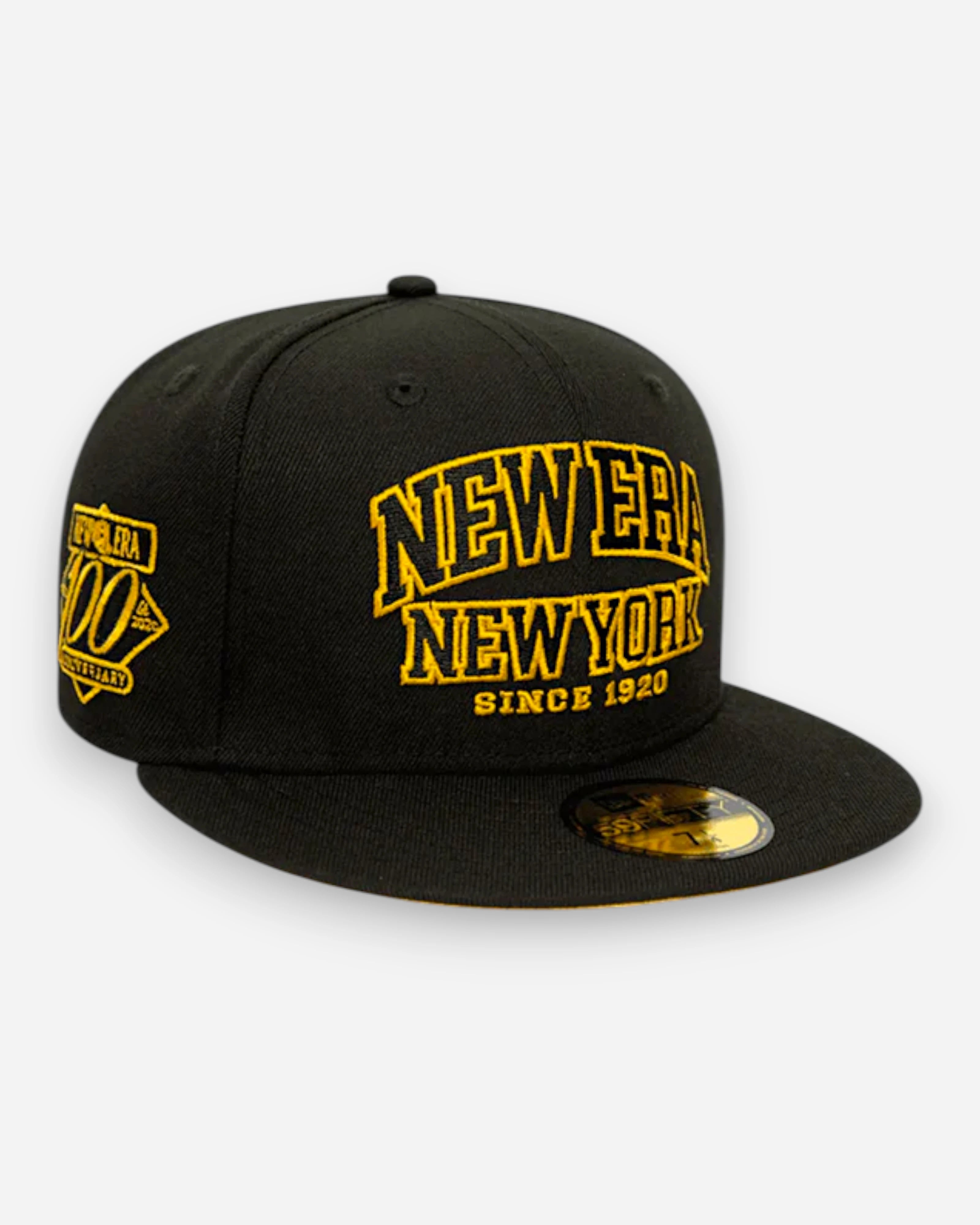 59FIFTY New York Yankees Wordmark Black / Gold Low Profile
