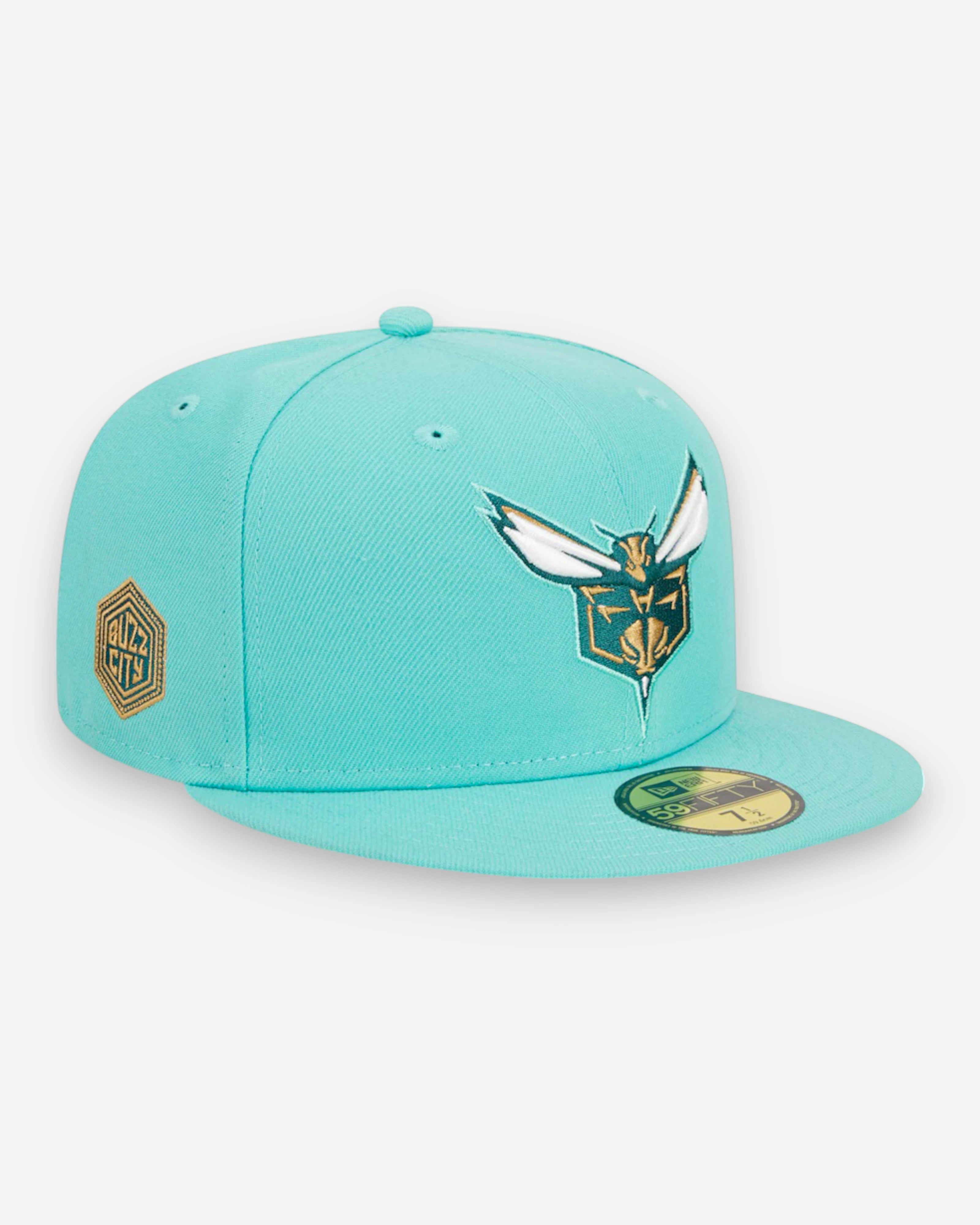59FIFTY NBA Charlotte Hornets Alternate City Edition Side Patch Mint
