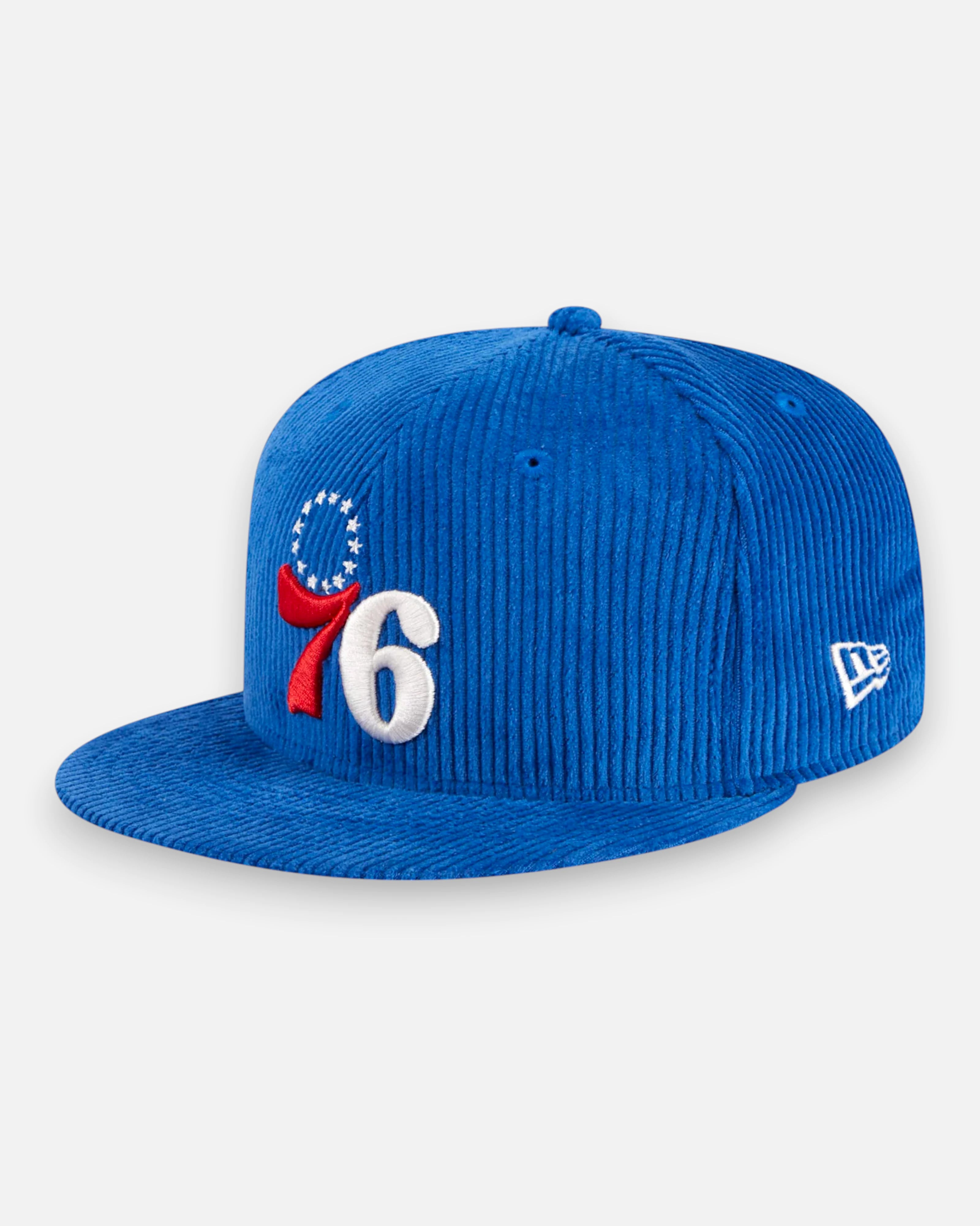 59FIFTY NBA Philadelphia 76ers Letterman Pin Cord Blue