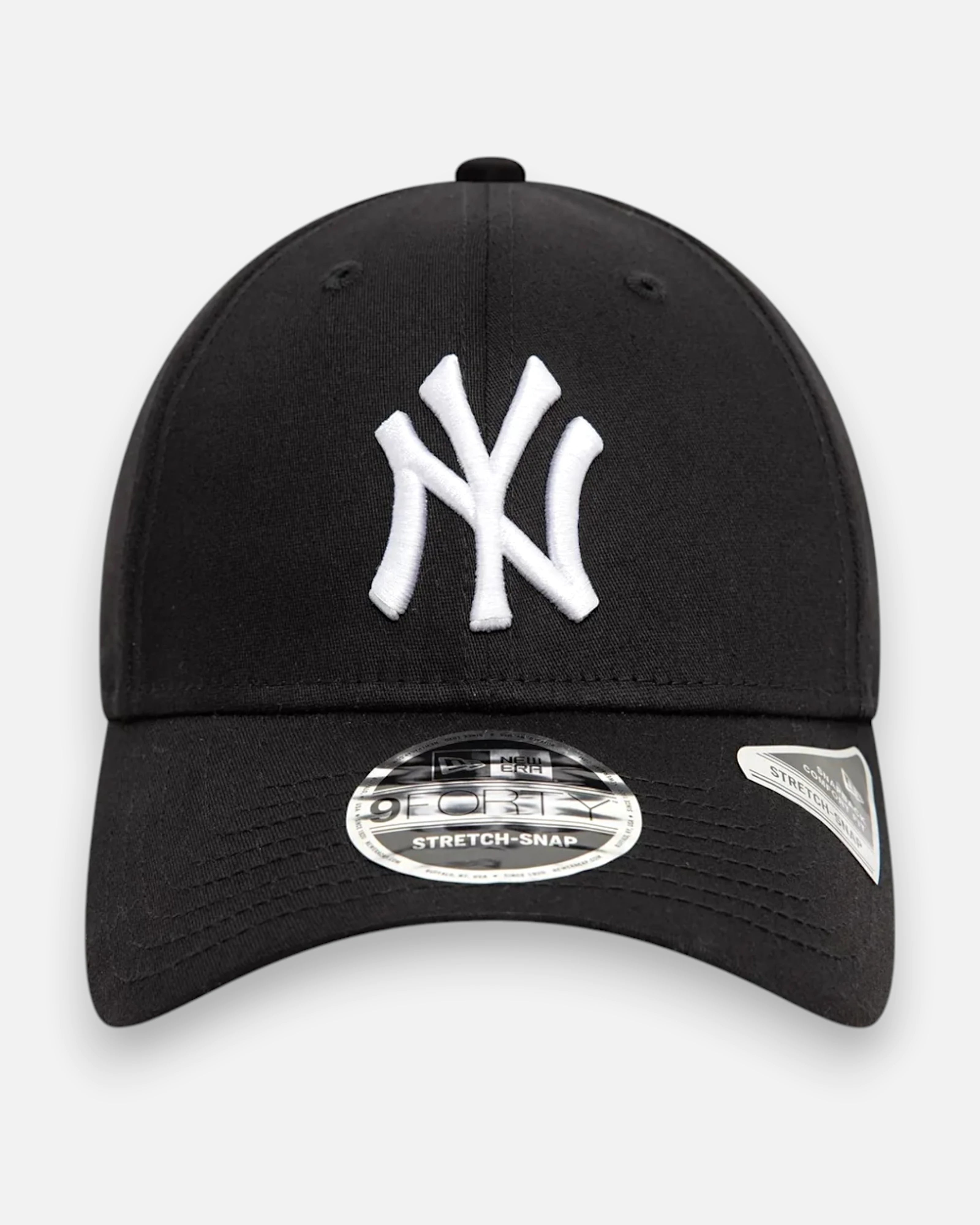 9FORTY New York Yankees MLB Stretch Snap Black and White