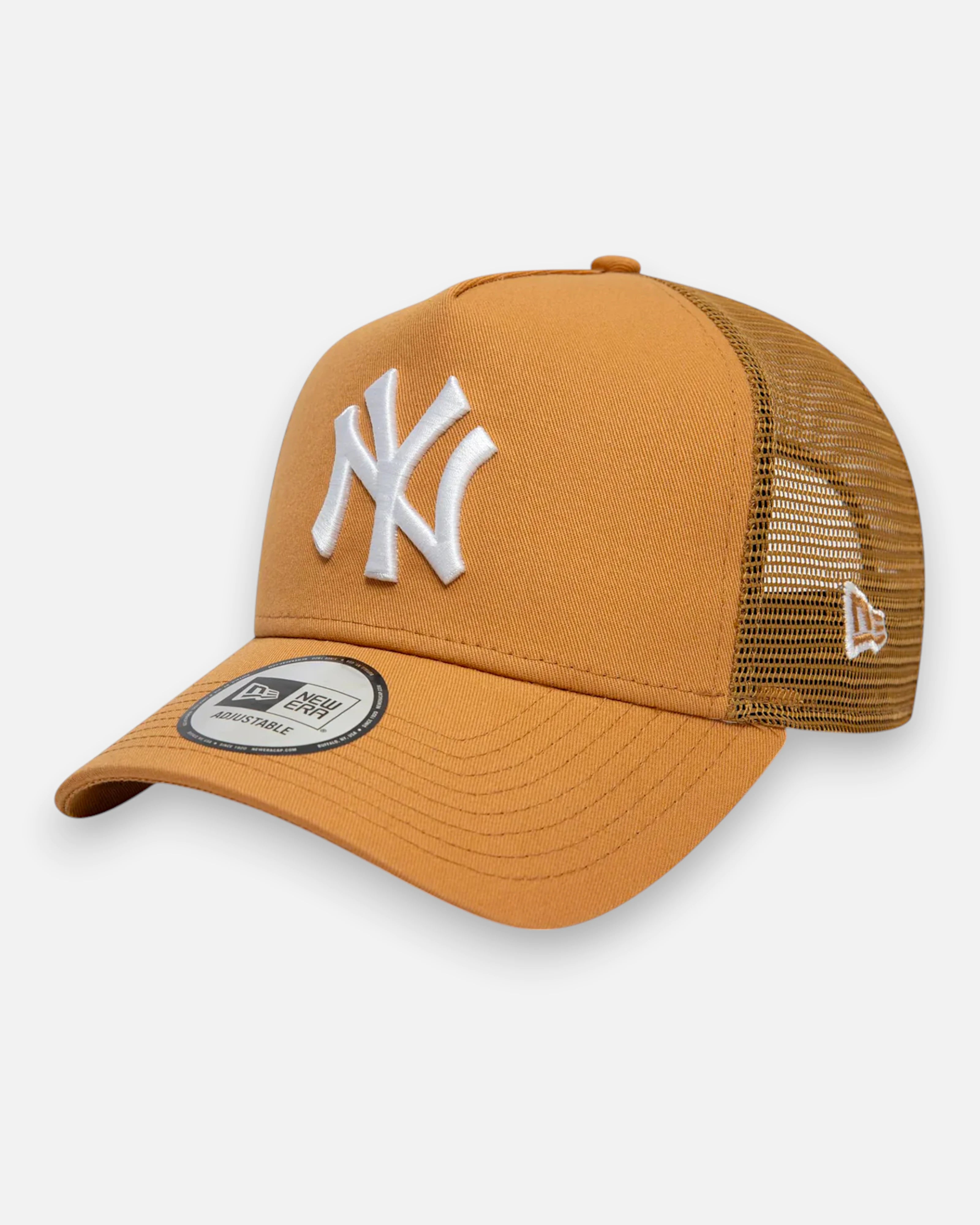 9FORTY A-Frame Trucker New York Yankees League Essential Brown