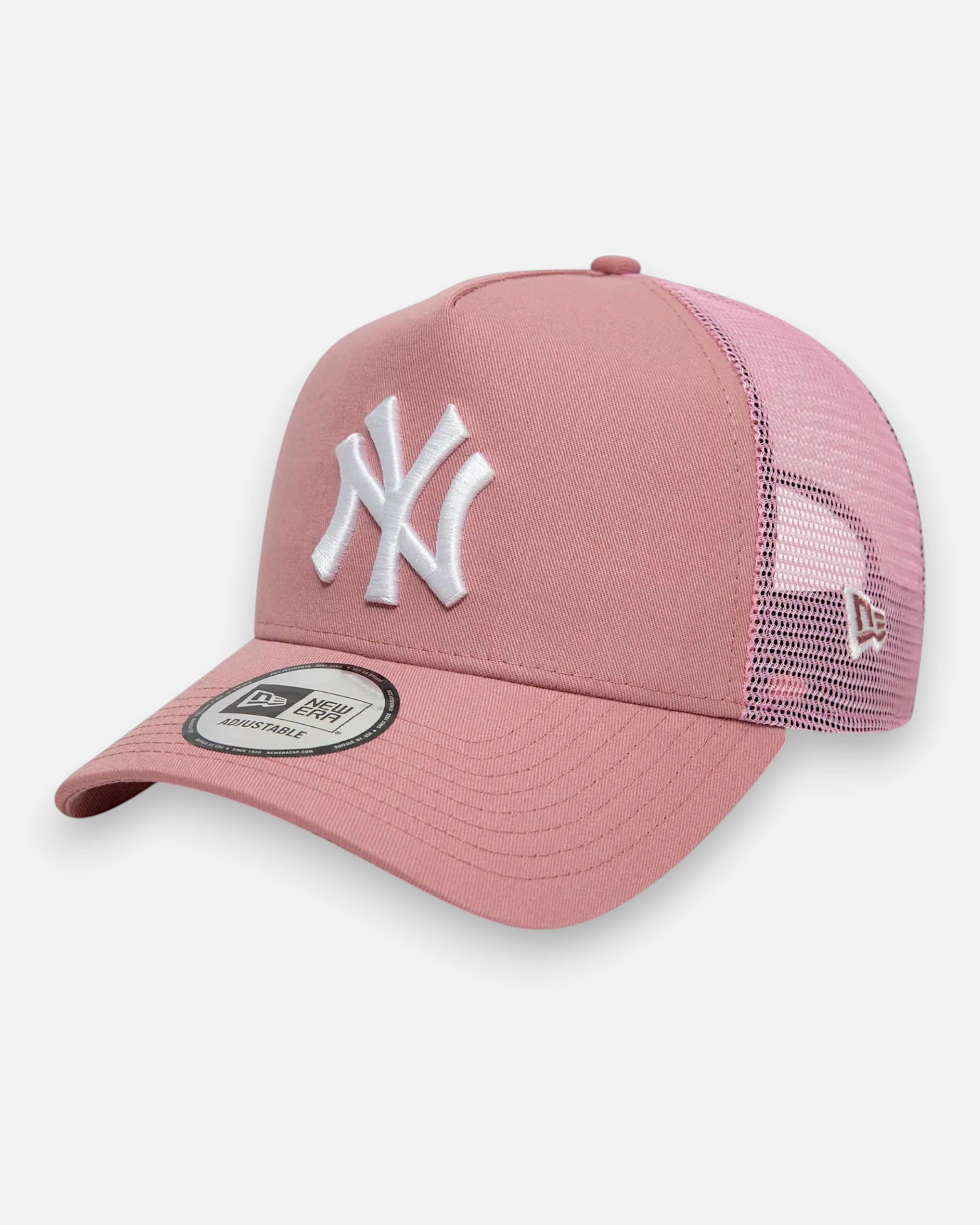 9FORTY Trucker New York Yankees League Essential Light Pink