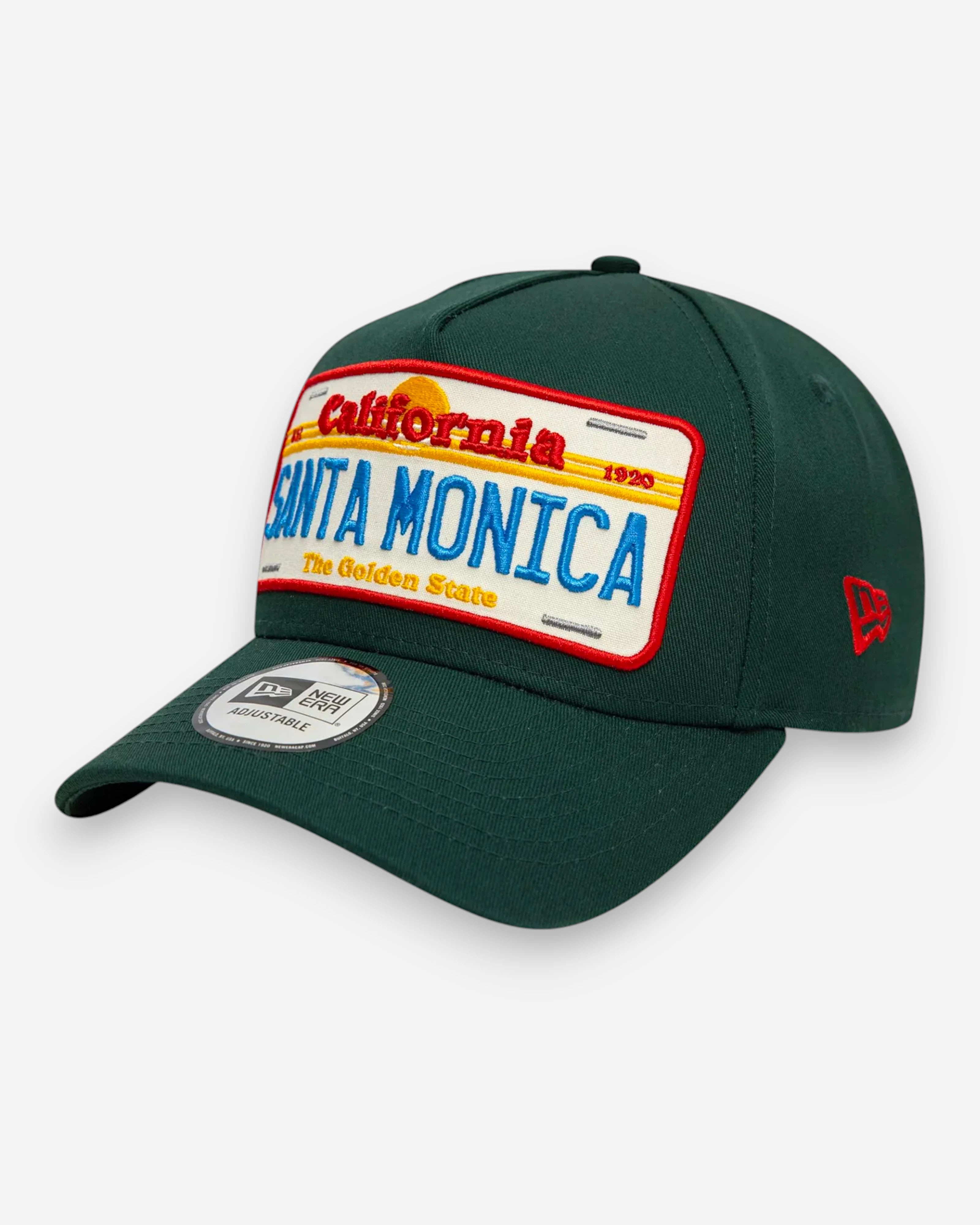 9FORTY A-Frame New Era Santa Monica License Plate Dark Green