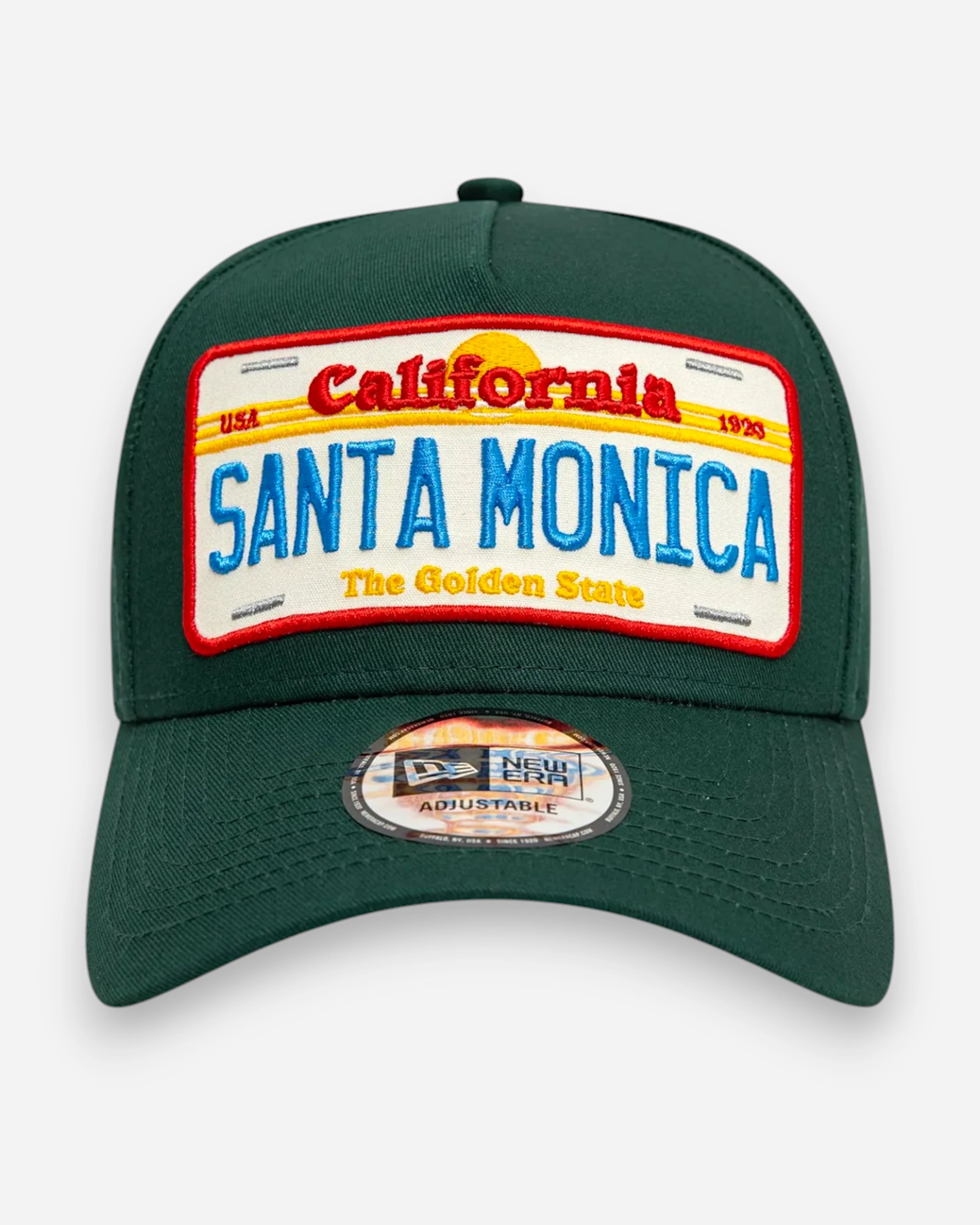 9FORTY A-Frame New Era Santa Monica License Plate Dark Green