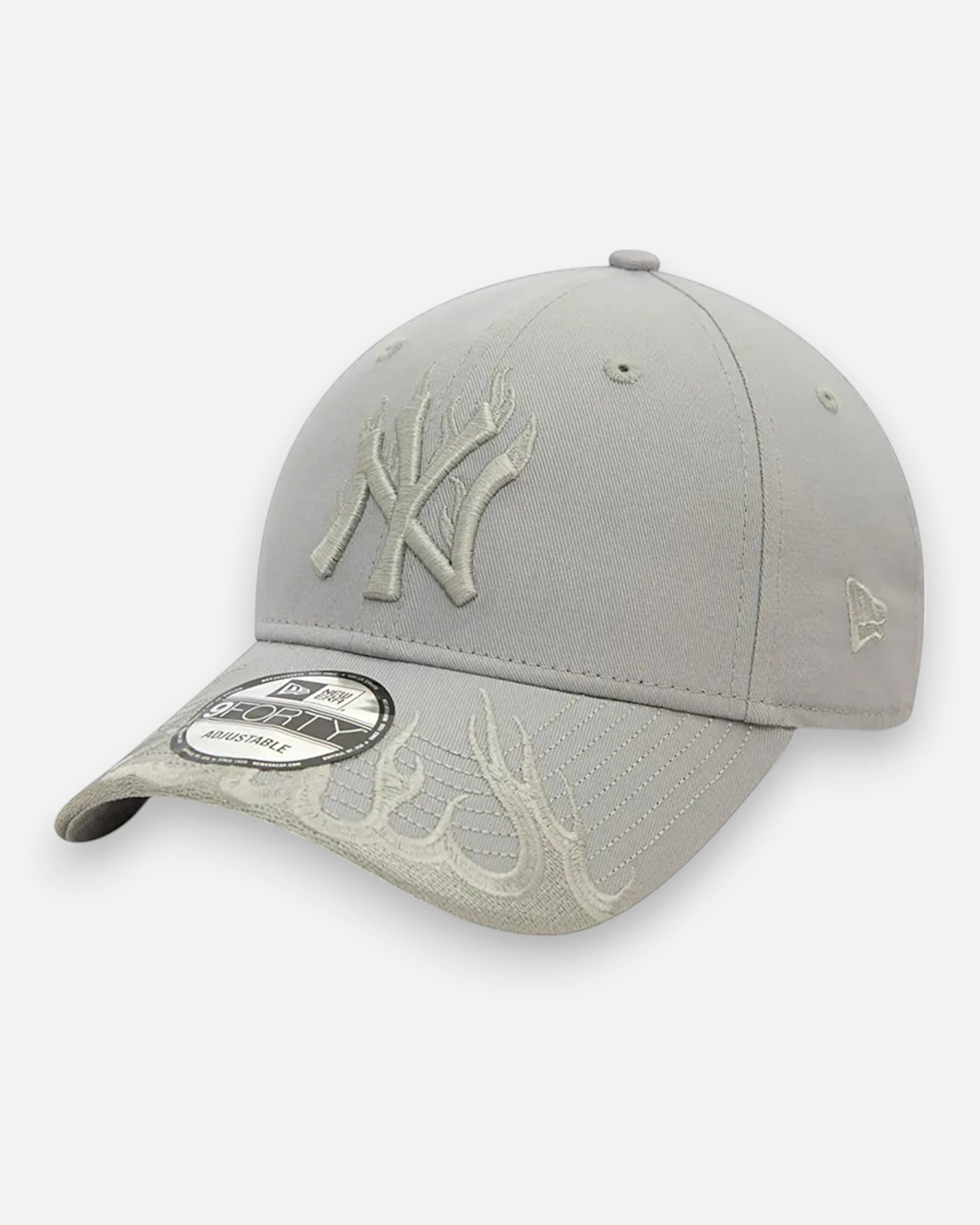 9FORTY NY Yankees Flame Grey