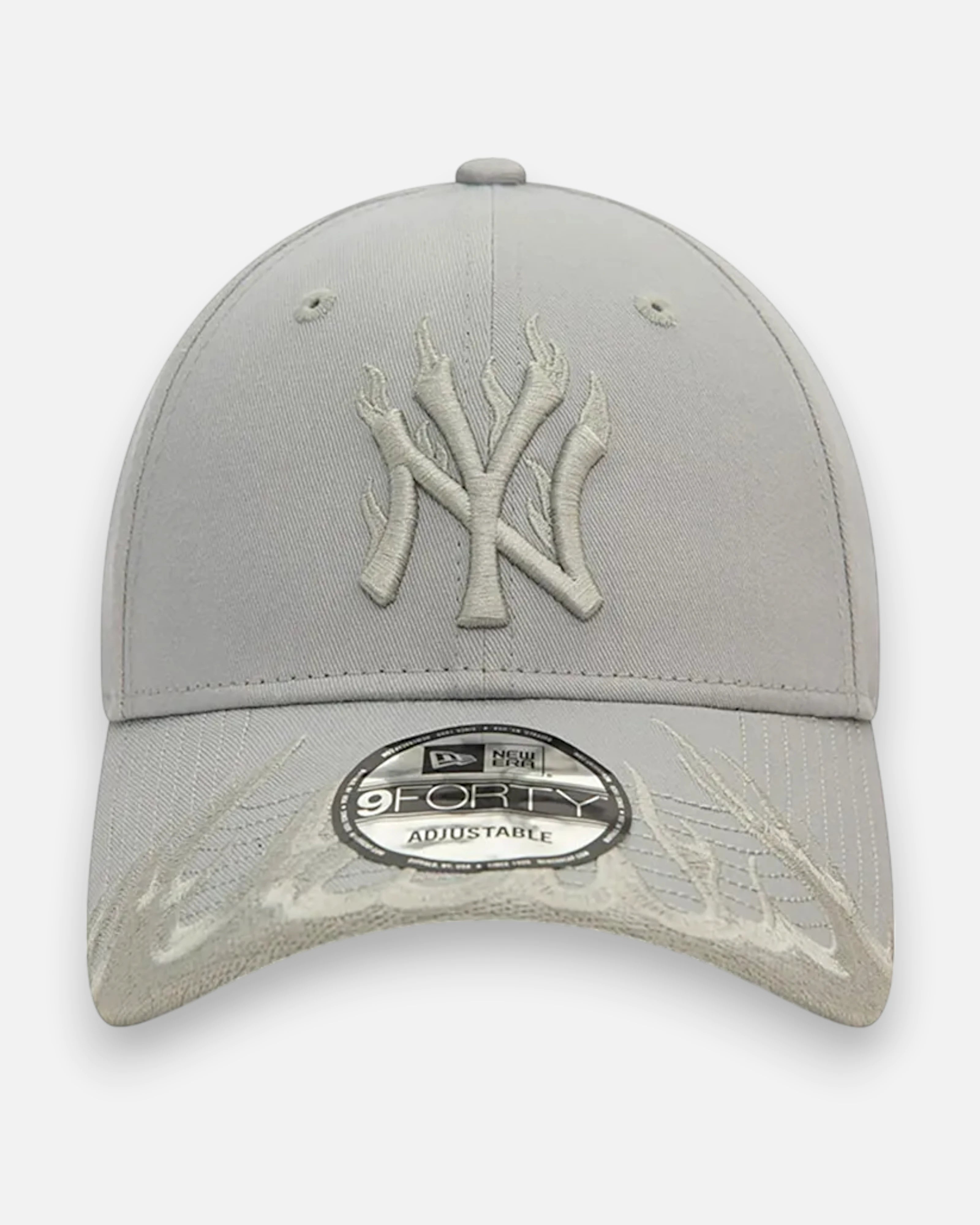 9FORTY NY Yankees Flame Grey