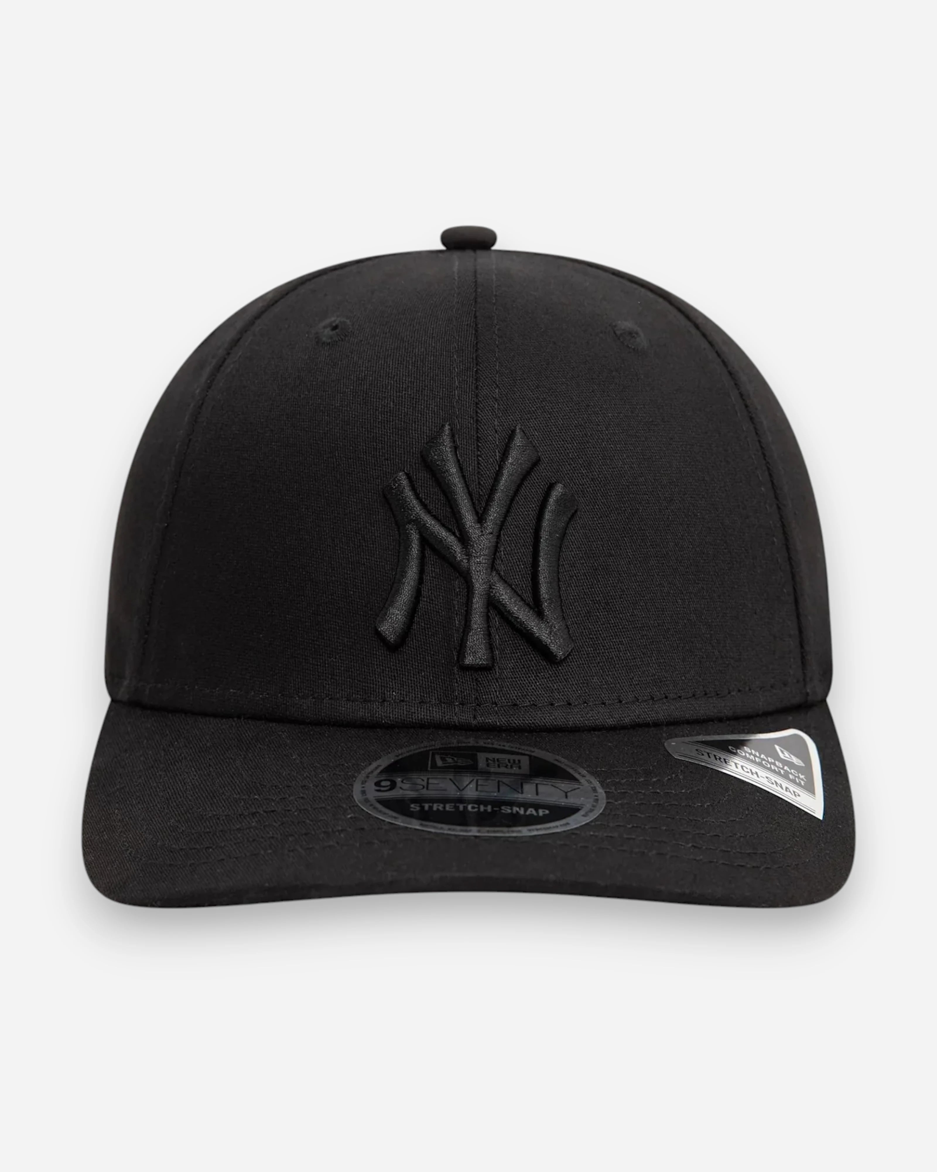 9SEVENTY Stretch Snap New York Yankees Monochrome Black