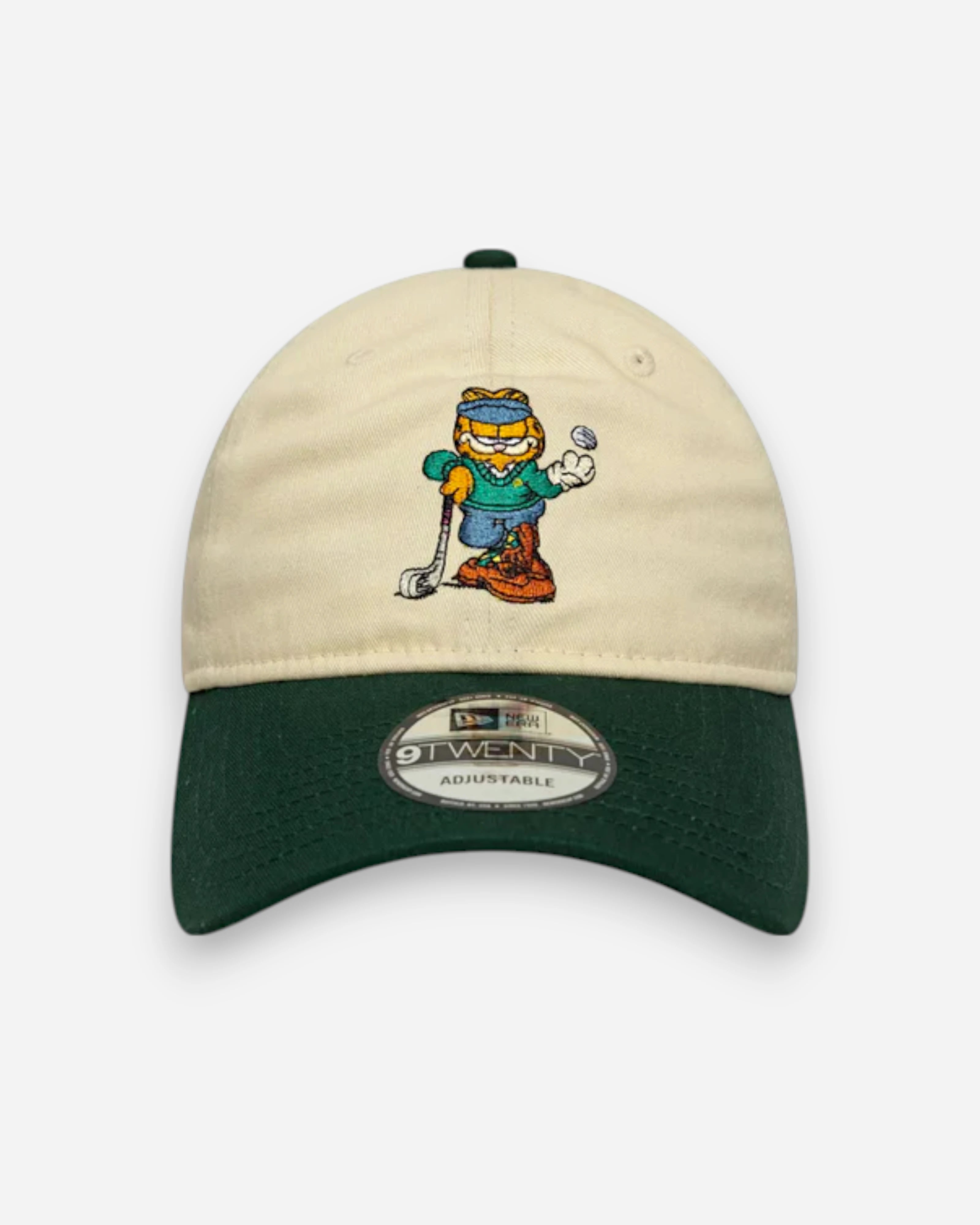 9TWENTY Garfield Adjustable Cap Golf Nickelodeon Cream