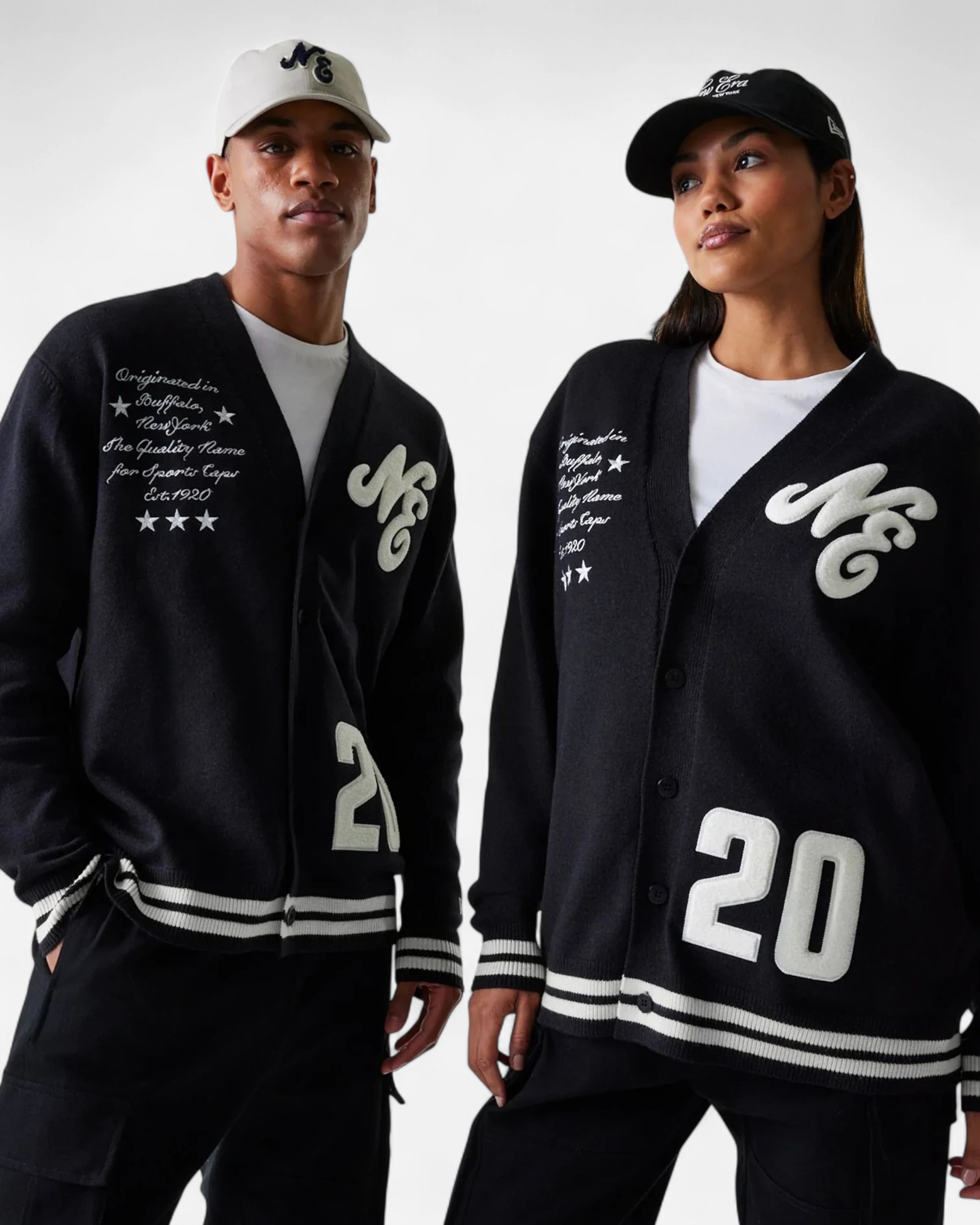 New Era Knit Cardigan Black