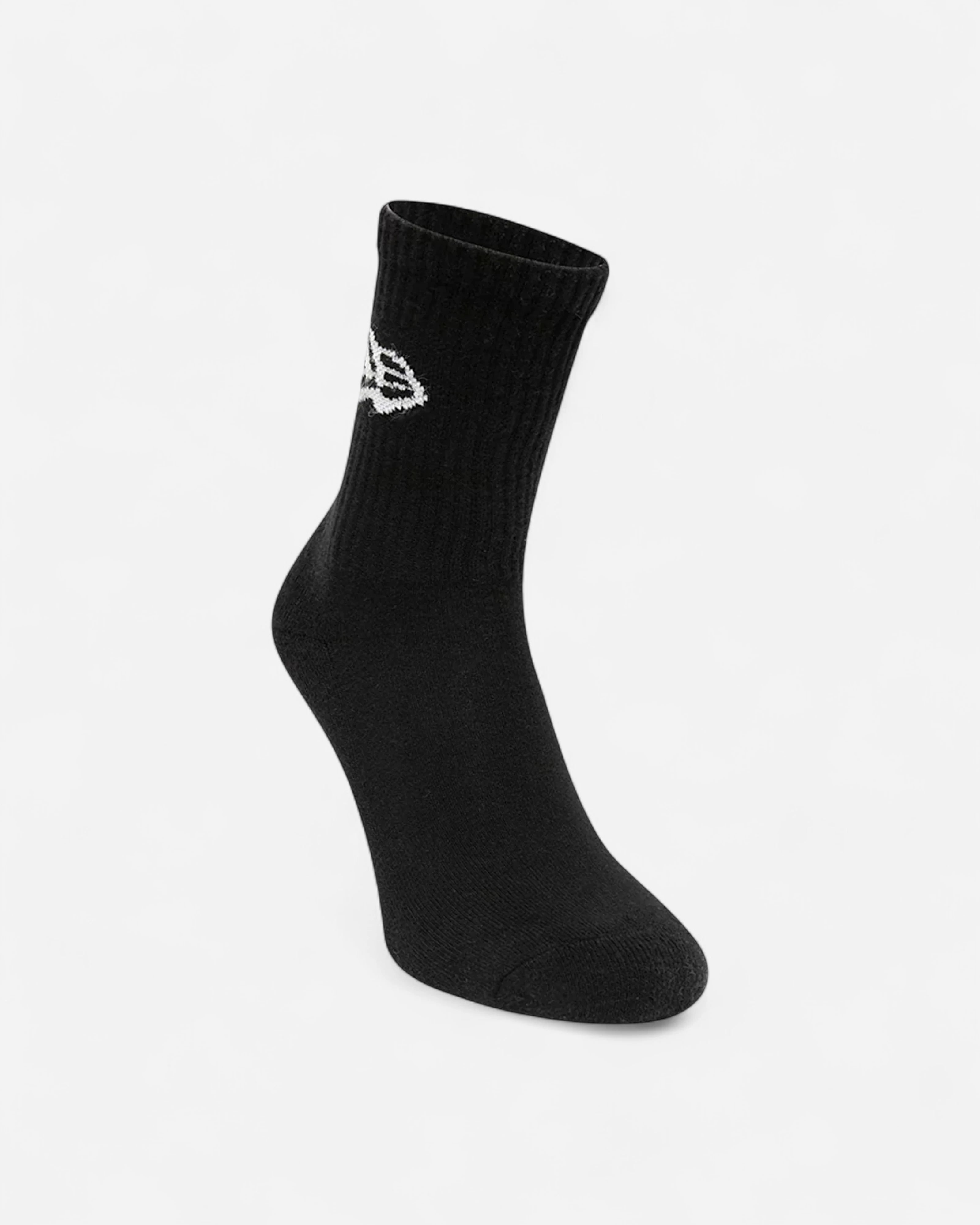 New Era Flag Crew Socks Black 3x Pack