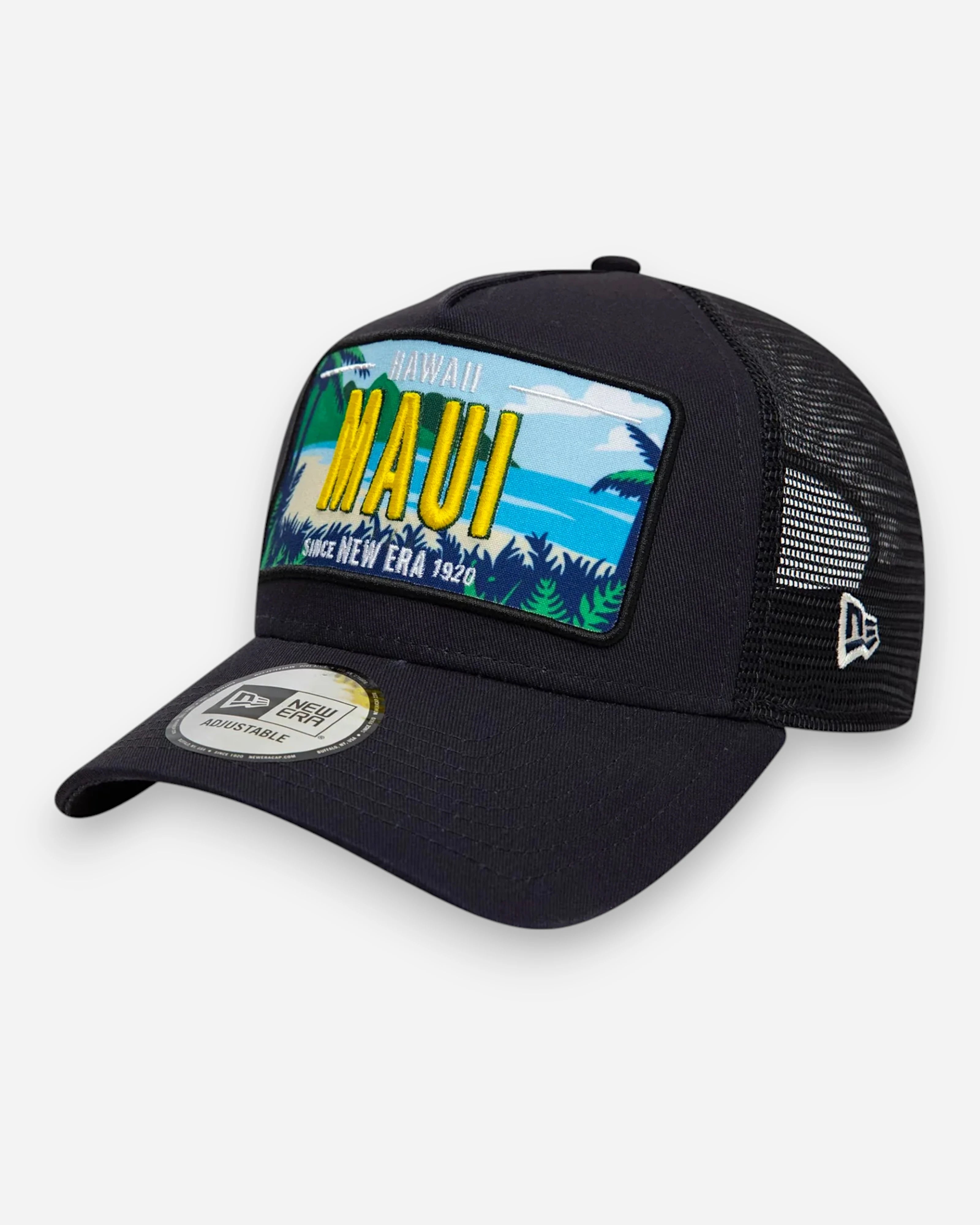 9FORTY A-Frame Trucker New Era Maui License Plate