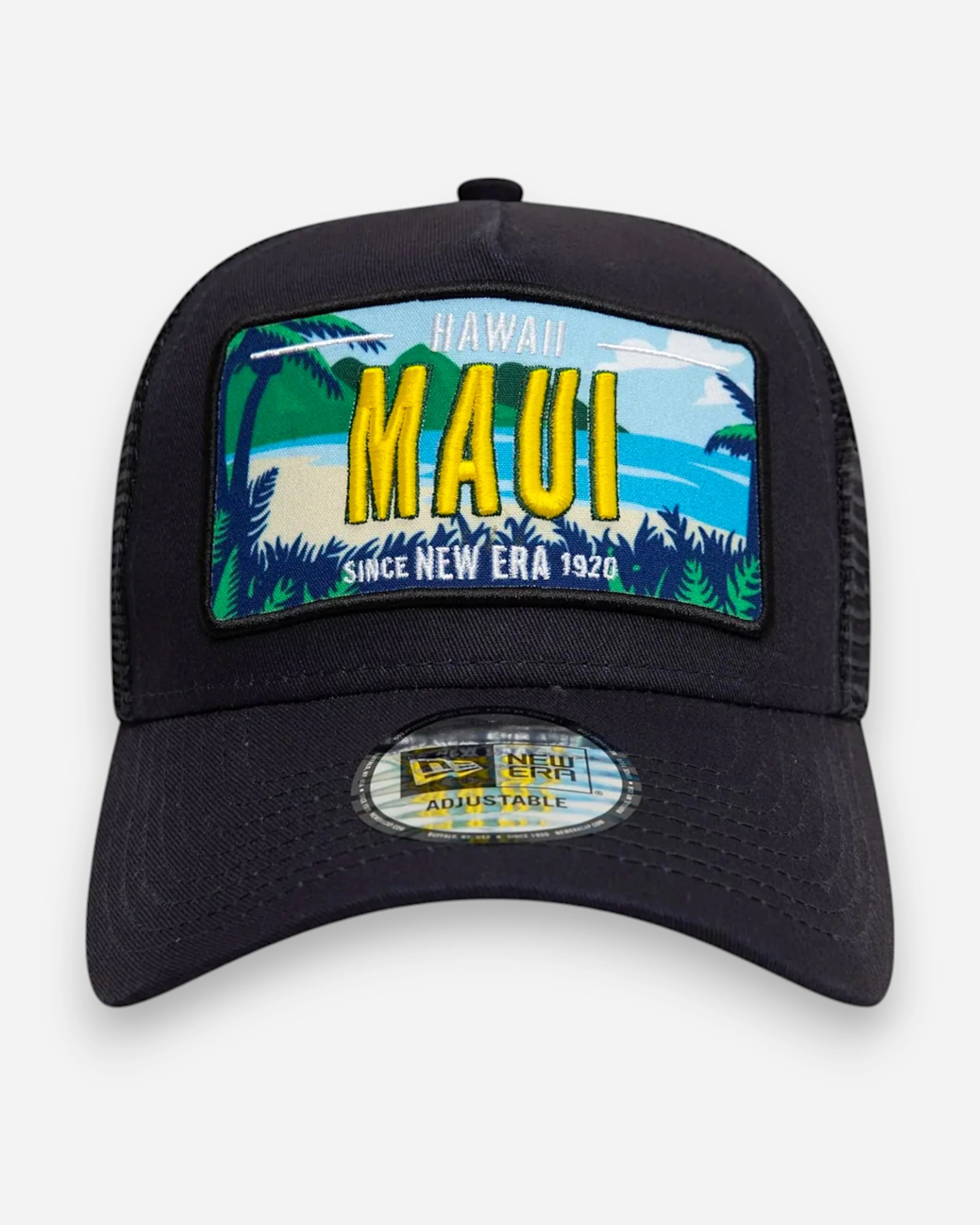 9FORTY A-Frame Trucker New Era Maui License Plate